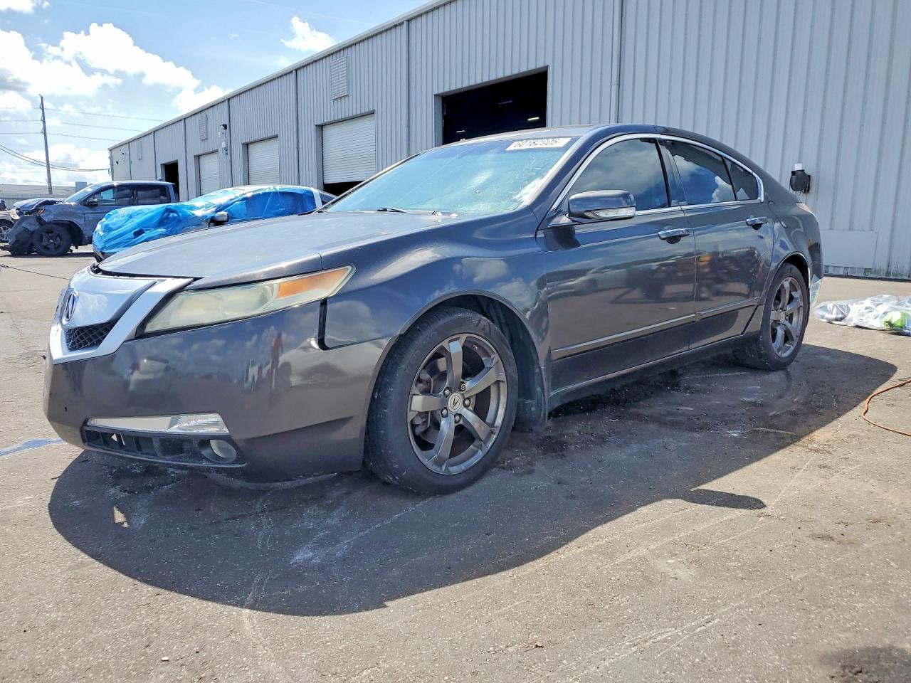 2010 Acura Tl Gray vin: 19UUA8F57AA013566