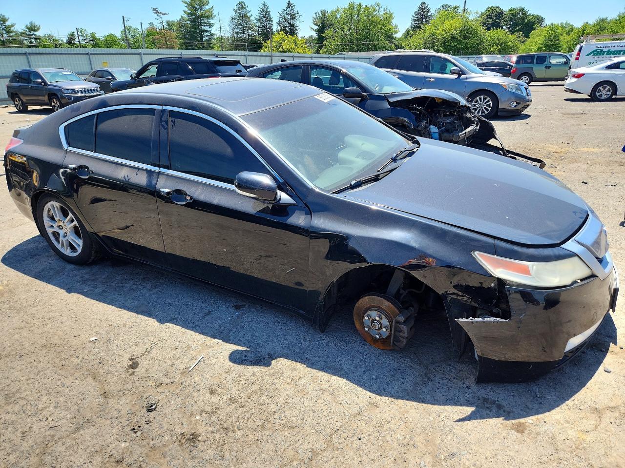 2010 Acura Tl Black vin: 19UUA8F57AA021229
