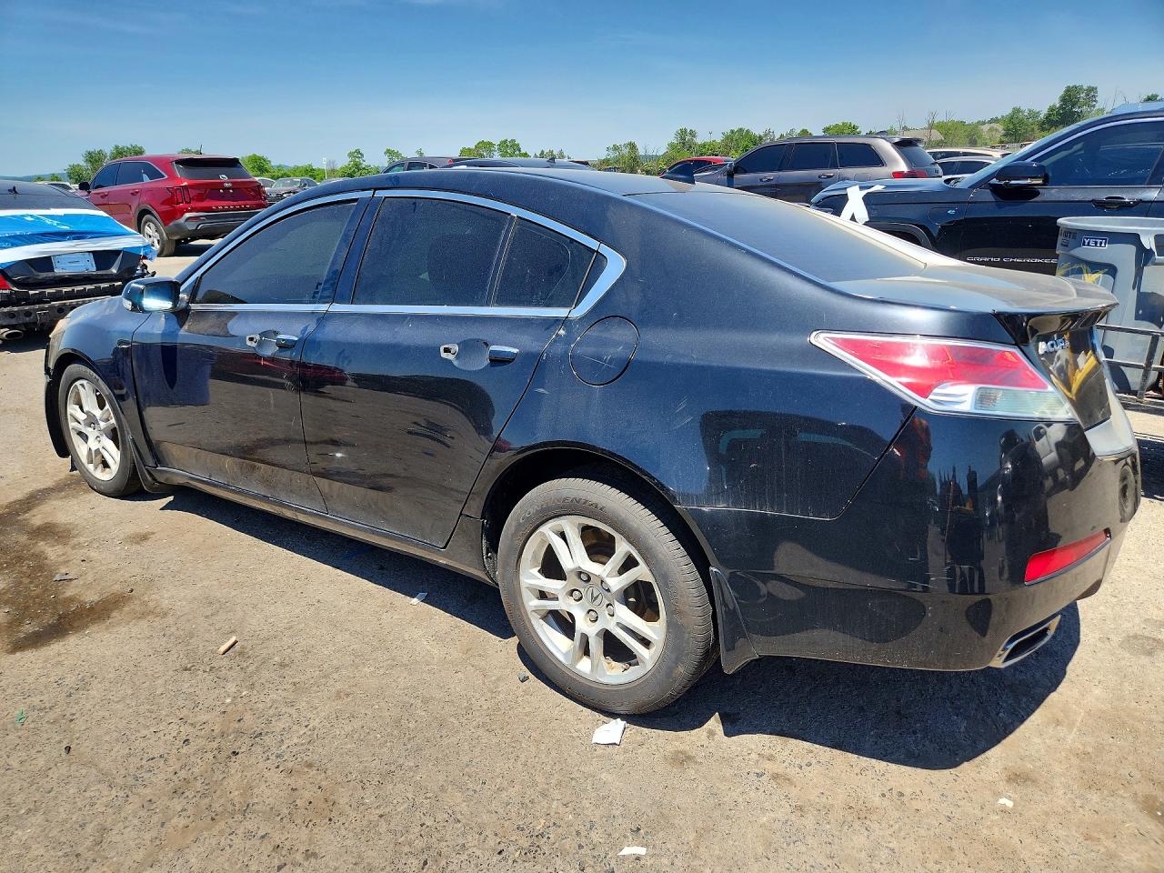 2010 Acura Tl Black vin: 19UUA8F57AA021229