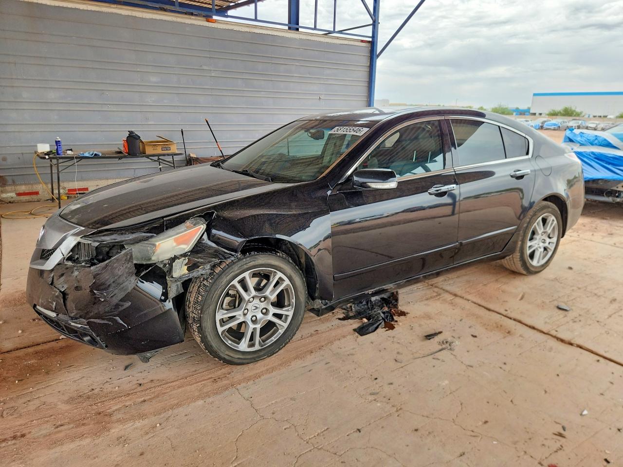 2010 Acura Tl Black vin: 19UUA8F57AA027094