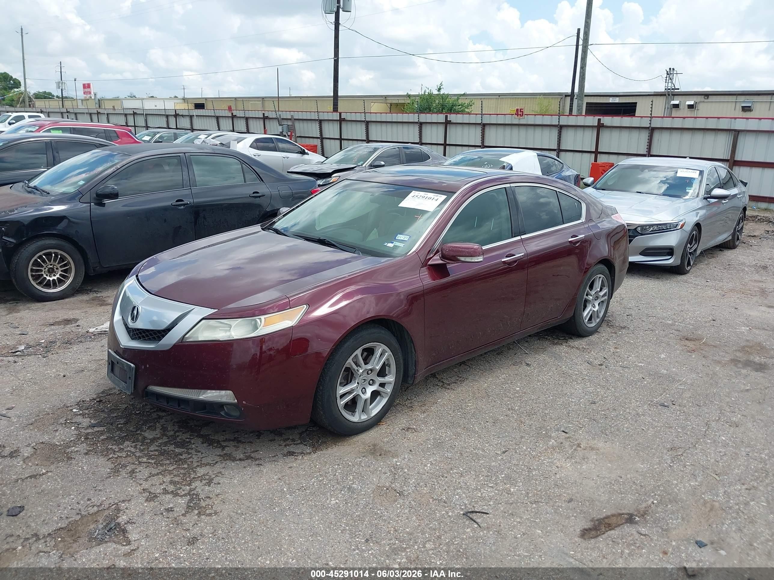 2011 Acura Tl 3.5 Burgundy vin: 19UUA8F57BA008286