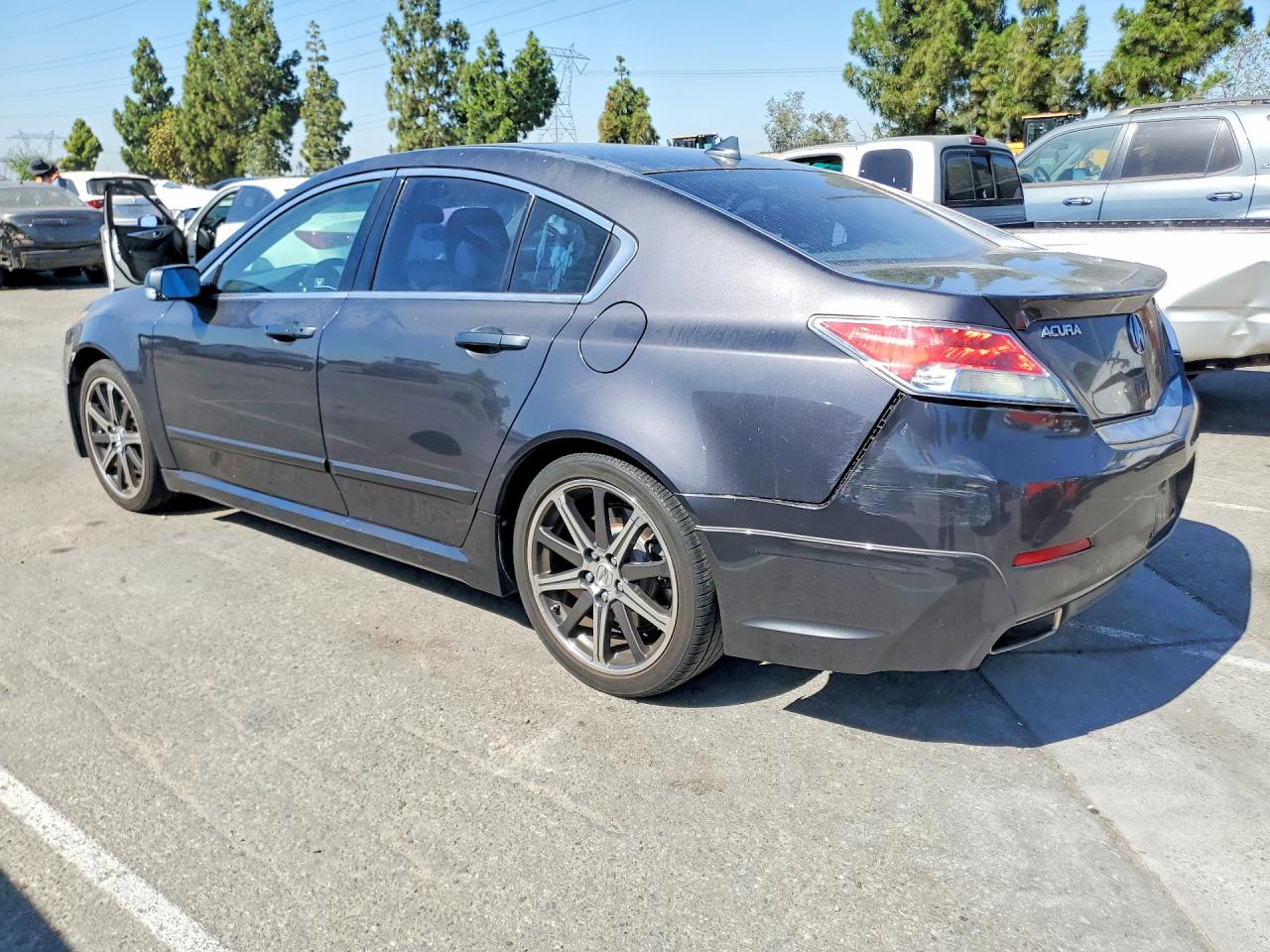2012 Acura Tl Charcoal vin: 19UUA8F57CA005373