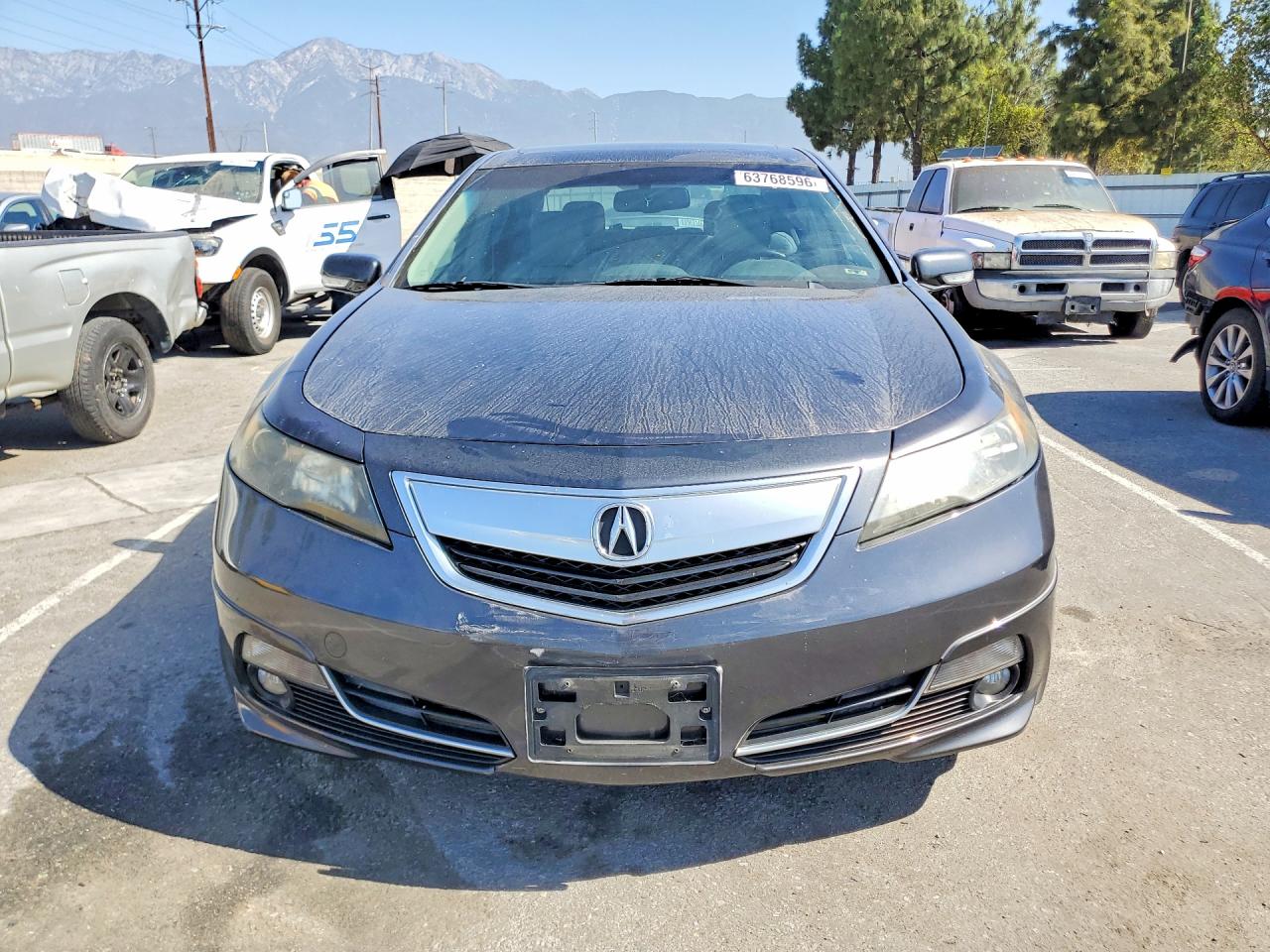 2012 Acura Tl Charcoal vin: 19UUA8F57CA005373