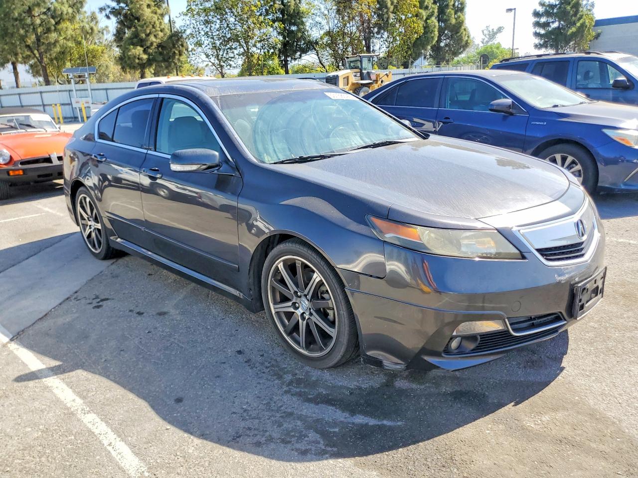 2012 Acura Tl Charcoal vin: 19UUA8F57CA005373