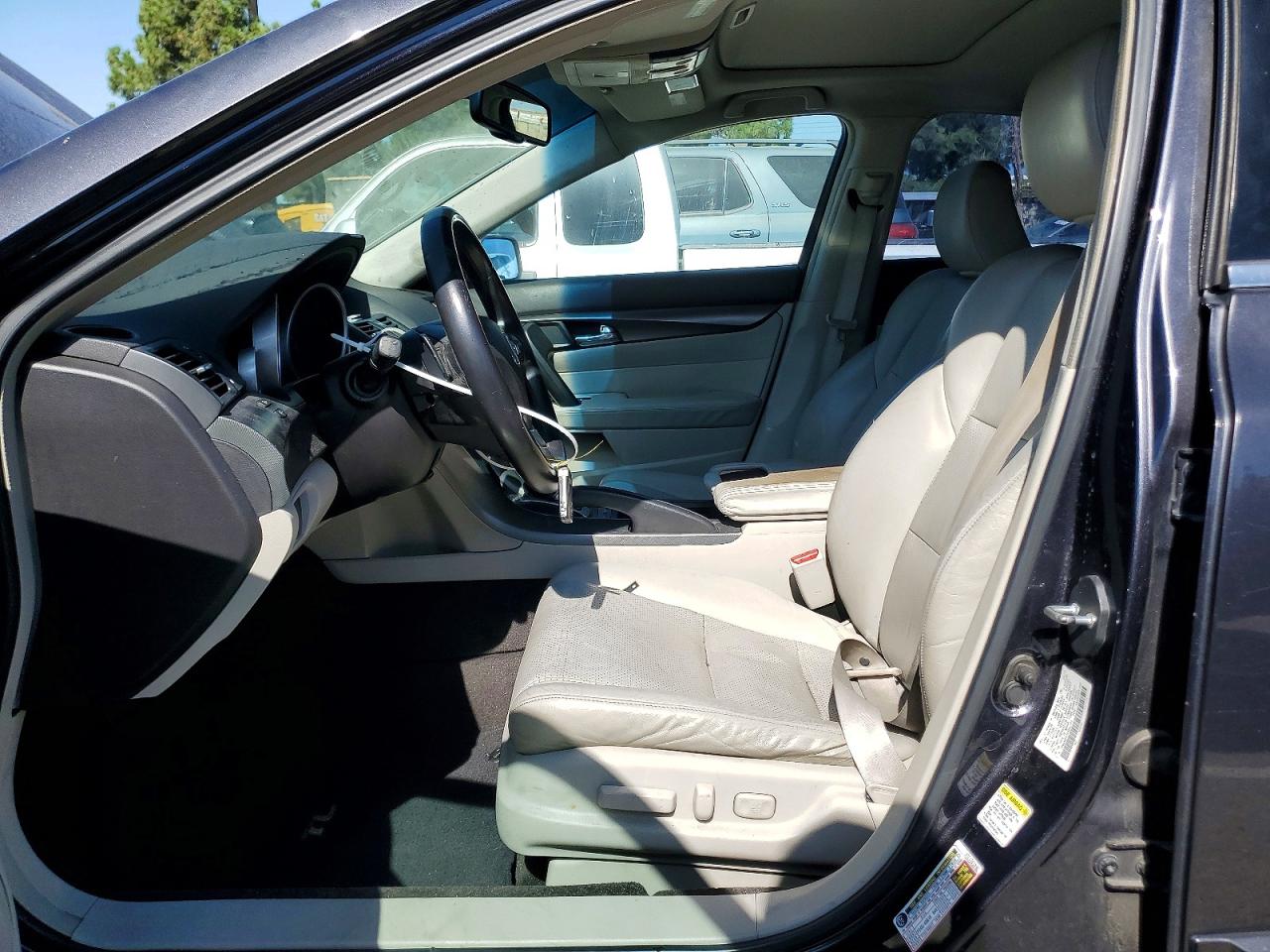 2012 Acura Tl Charcoal vin: 19UUA8F57CA005373
