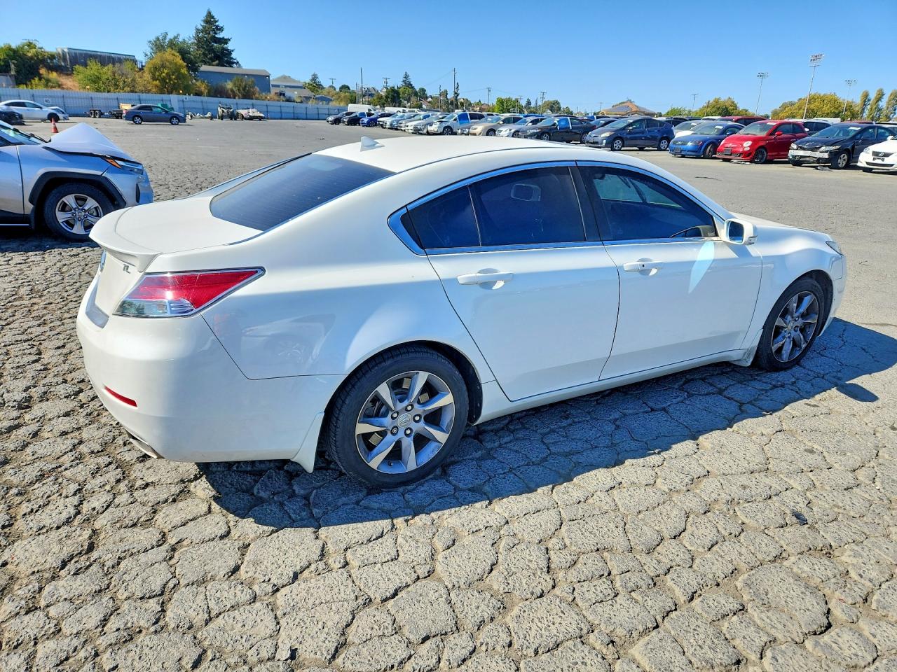 2012 Acura Tl White vin: 19UUA8F57CA009469