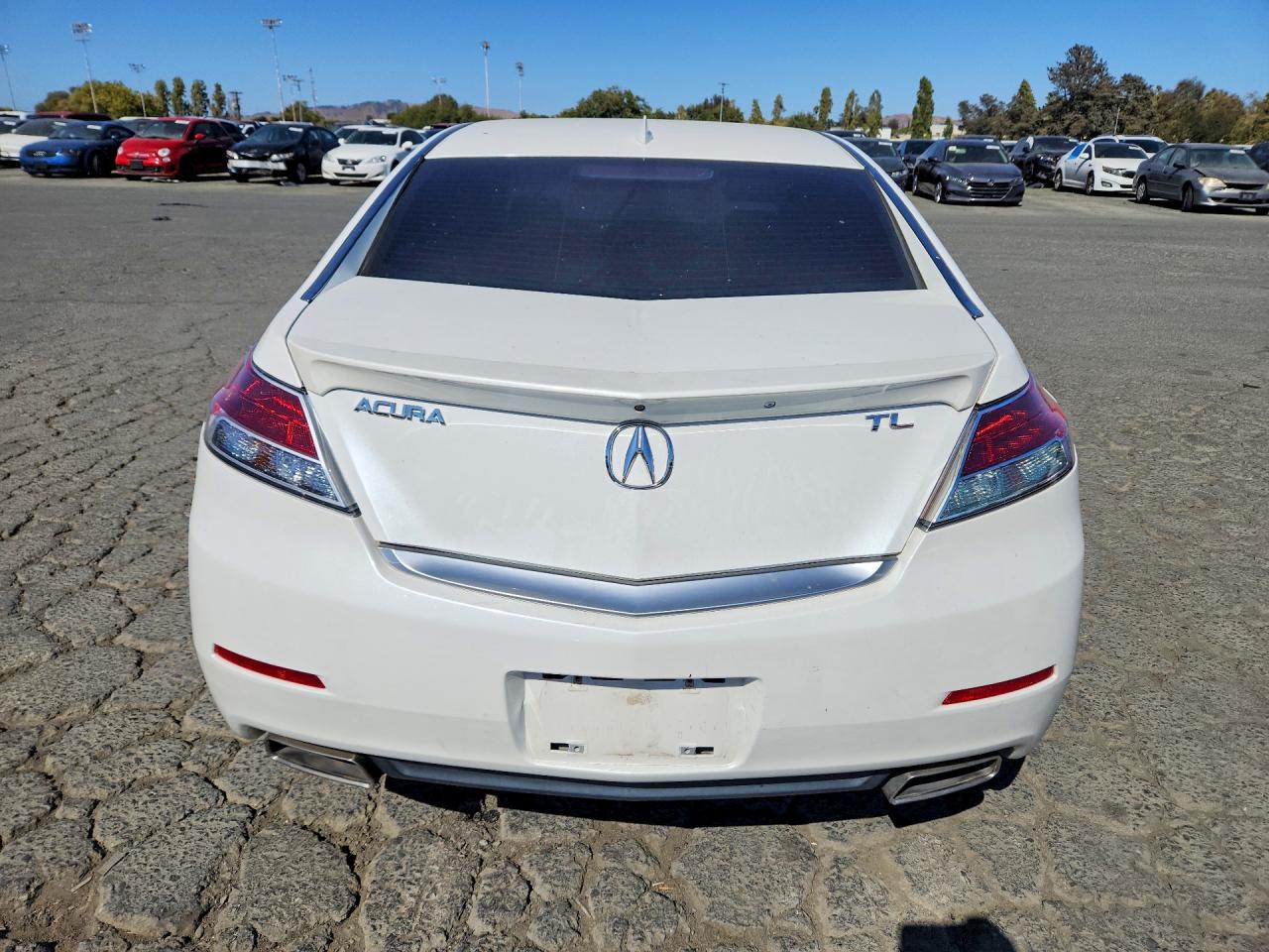 2012 Acura Tl White vin: 19UUA8F57CA009469