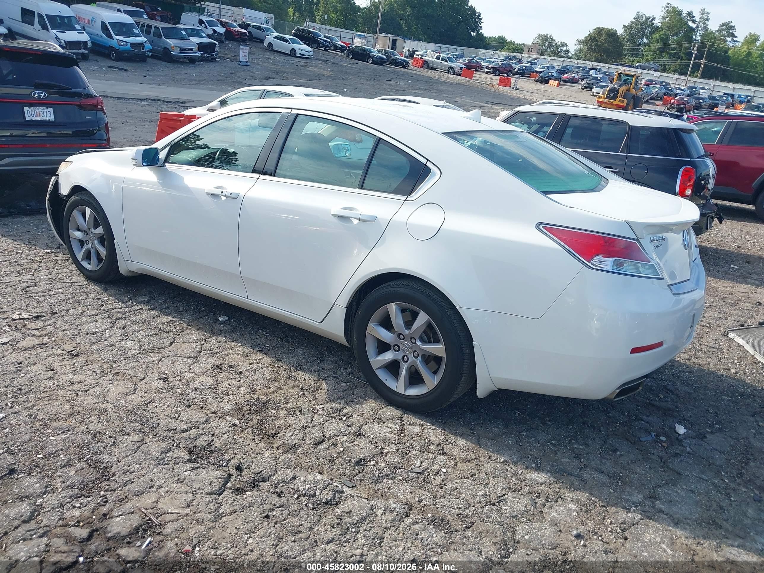 2012 Acura Tl 3.5 Белый vin: 19UUA8F57CA015577