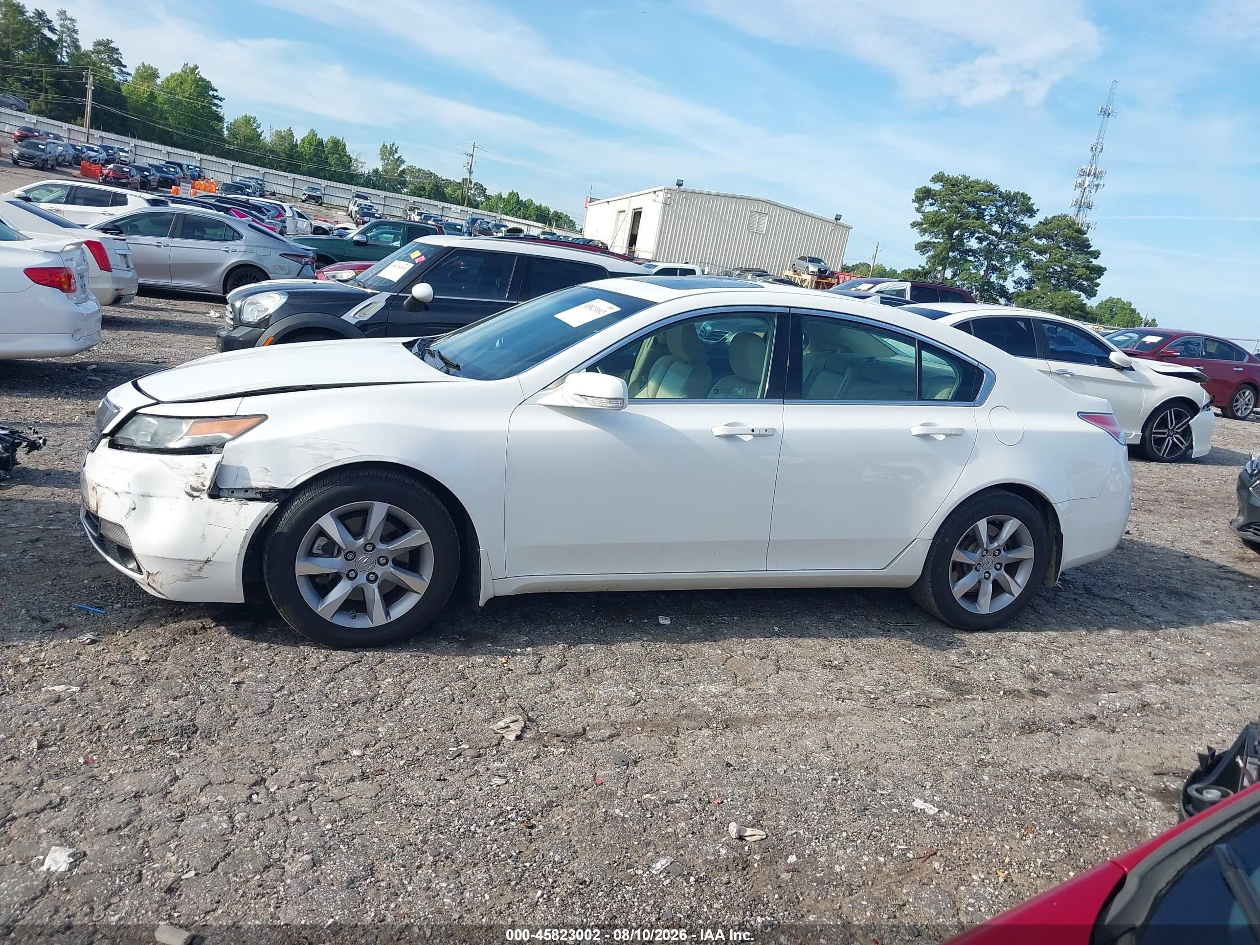 2012 Acura Tl 3.5 Белый vin: 19UUA8F57CA015577