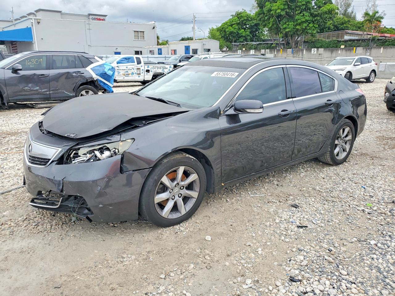 2012 Acura Tl Черный vin: 19UUA8F57CA019791