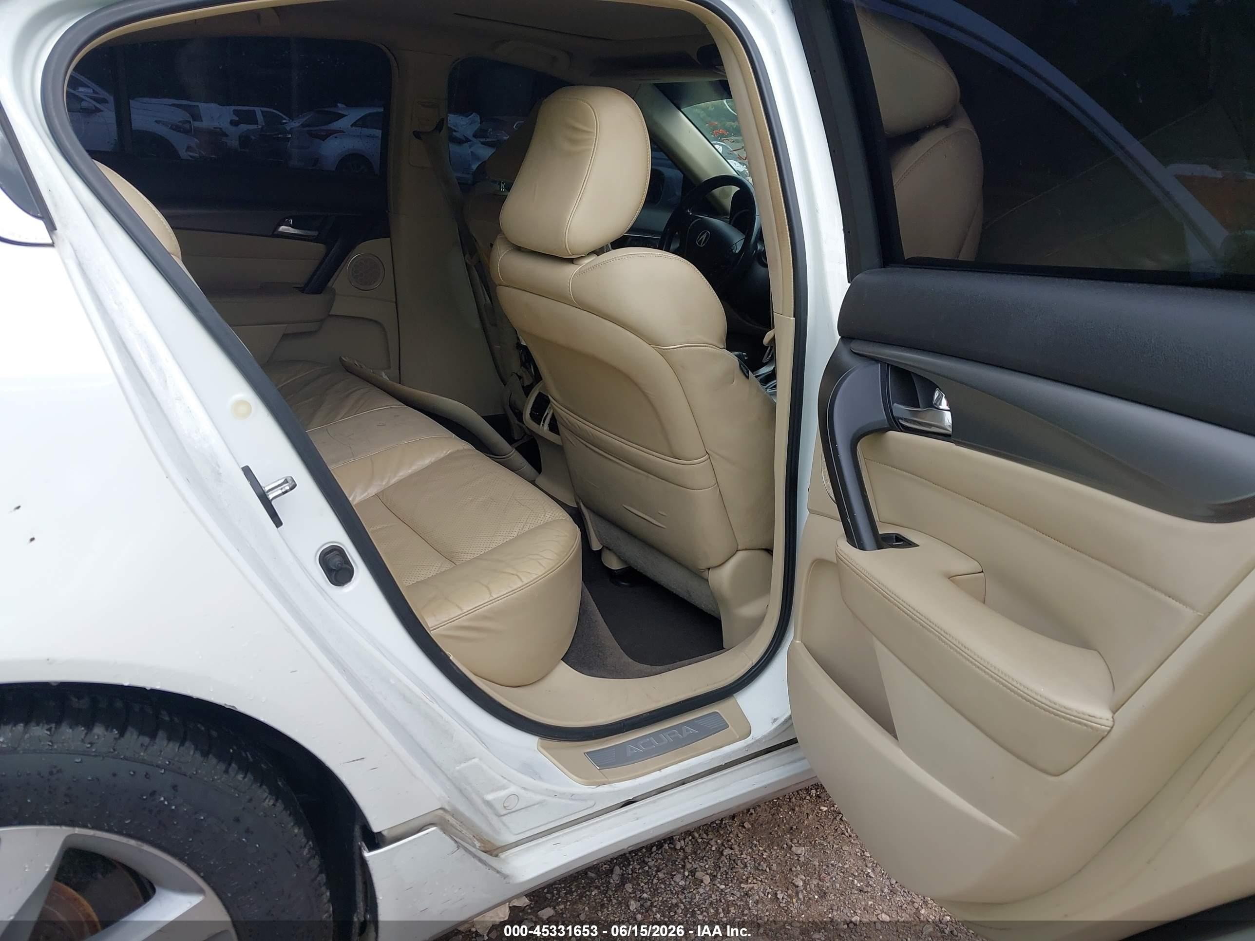 2012 Acura Tl 3.5 White vin: 19UUA8F57CA021931