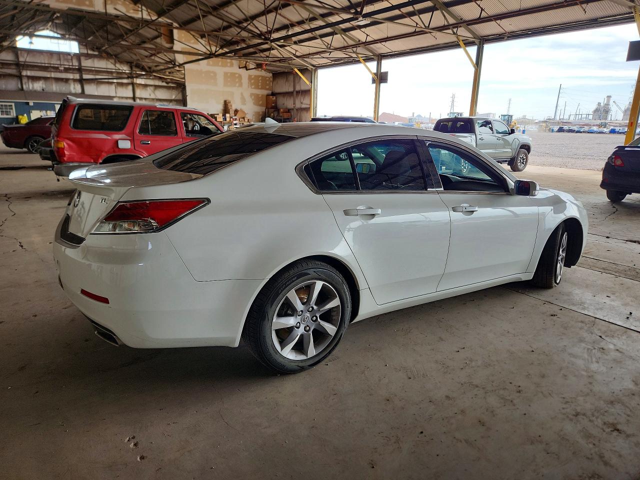 2012 Acura Tl White vin: 19UUA8F57CA024599