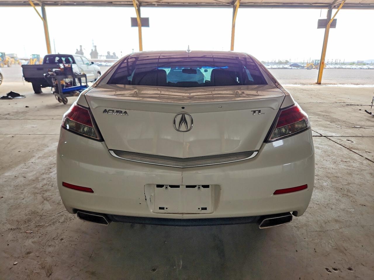 2012 Acura Tl White vin: 19UUA8F57CA024599