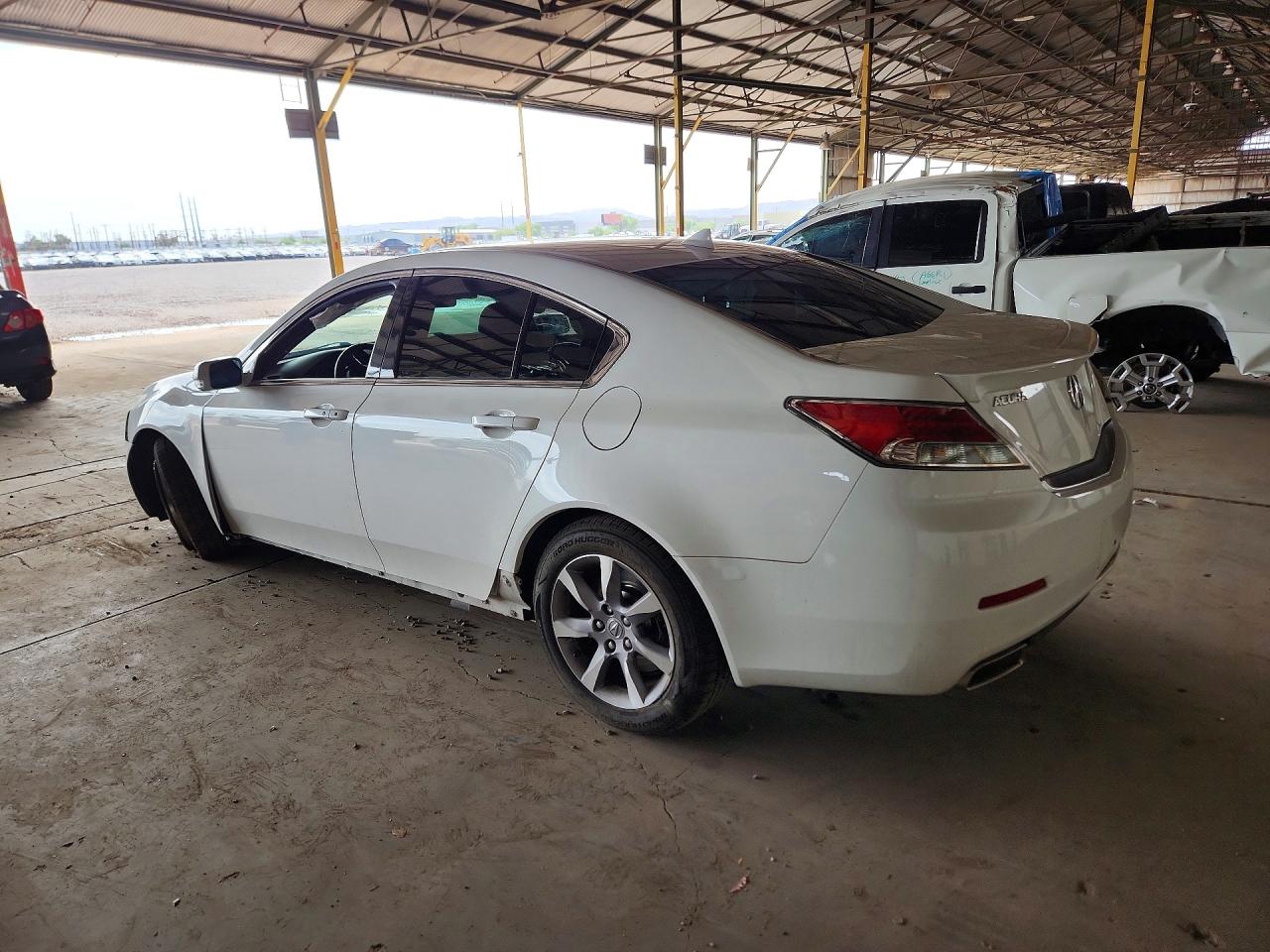 2012 Acura Tl White vin: 19UUA8F57CA024599