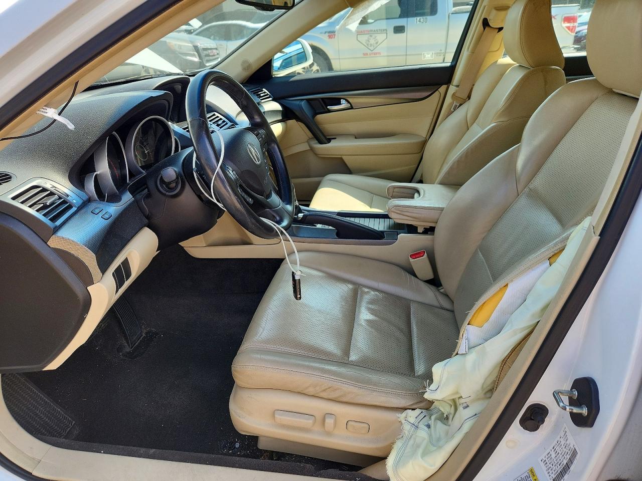 2012 Acura Tl White vin: 19UUA8F57CA038891