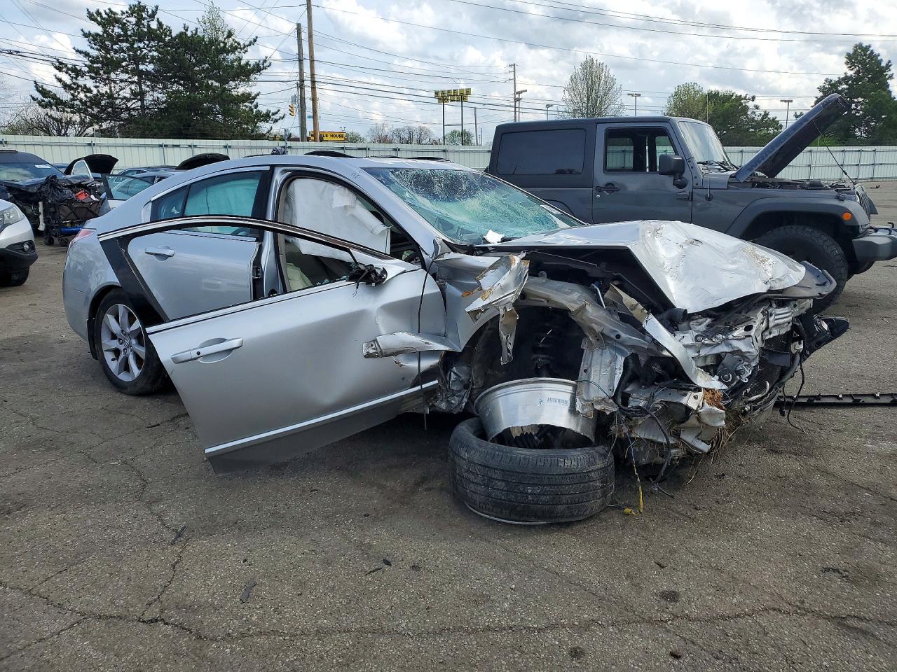 2013 Acura Tl Tech Silver vin: 19UUA8F57DA016830