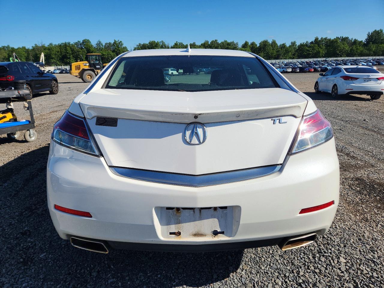 2014 Acura Tl Tech White vin: 19UUA8F57EA003013