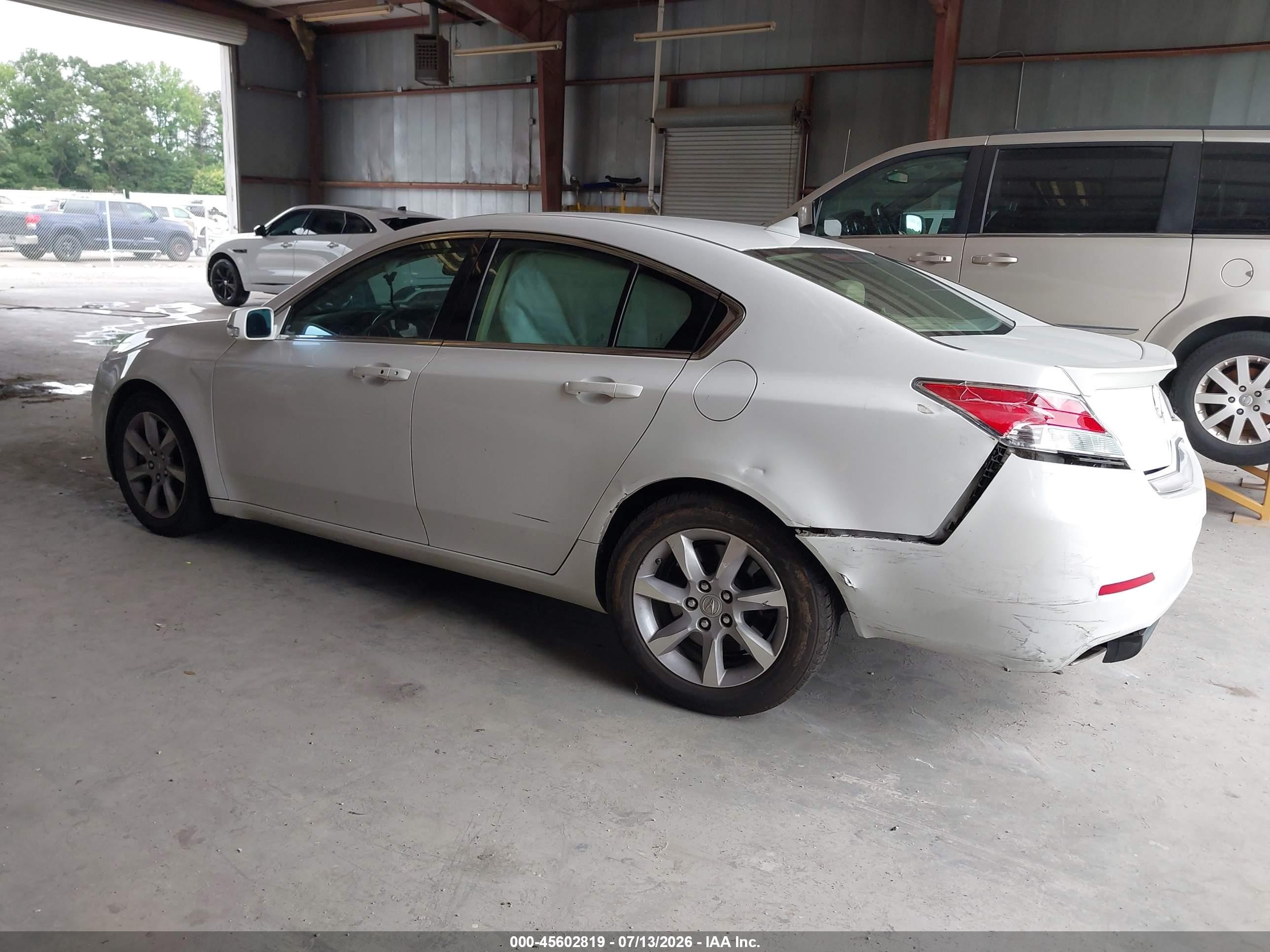 2014 Acura Tl 3.5 White vin: 19UUA8F57EA006929
