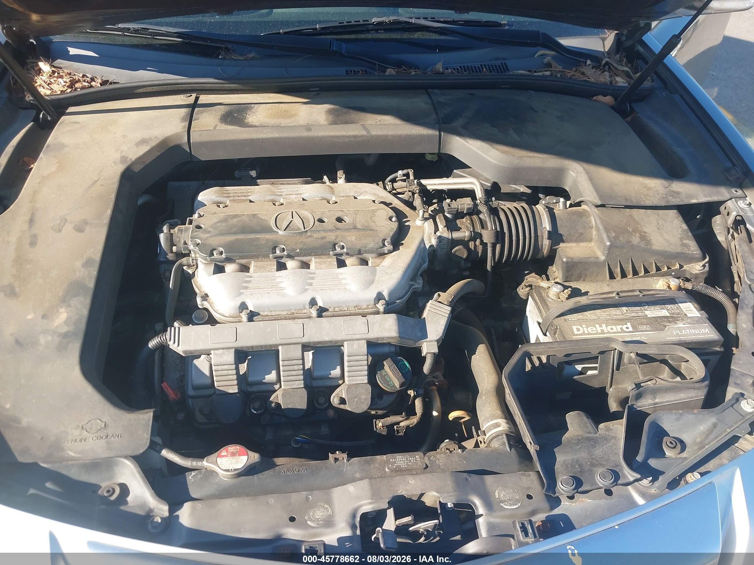 2010 Acura Tl 3.5 Gray vin: 19UUA8F58AA000678