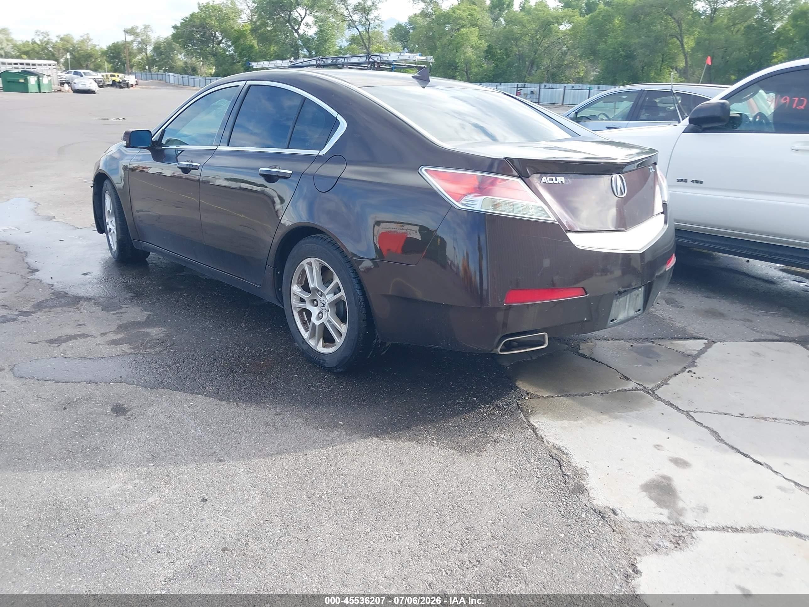 2010 Acura Tl 3.5 Burgundy vin: 19UUA8F58AA007873