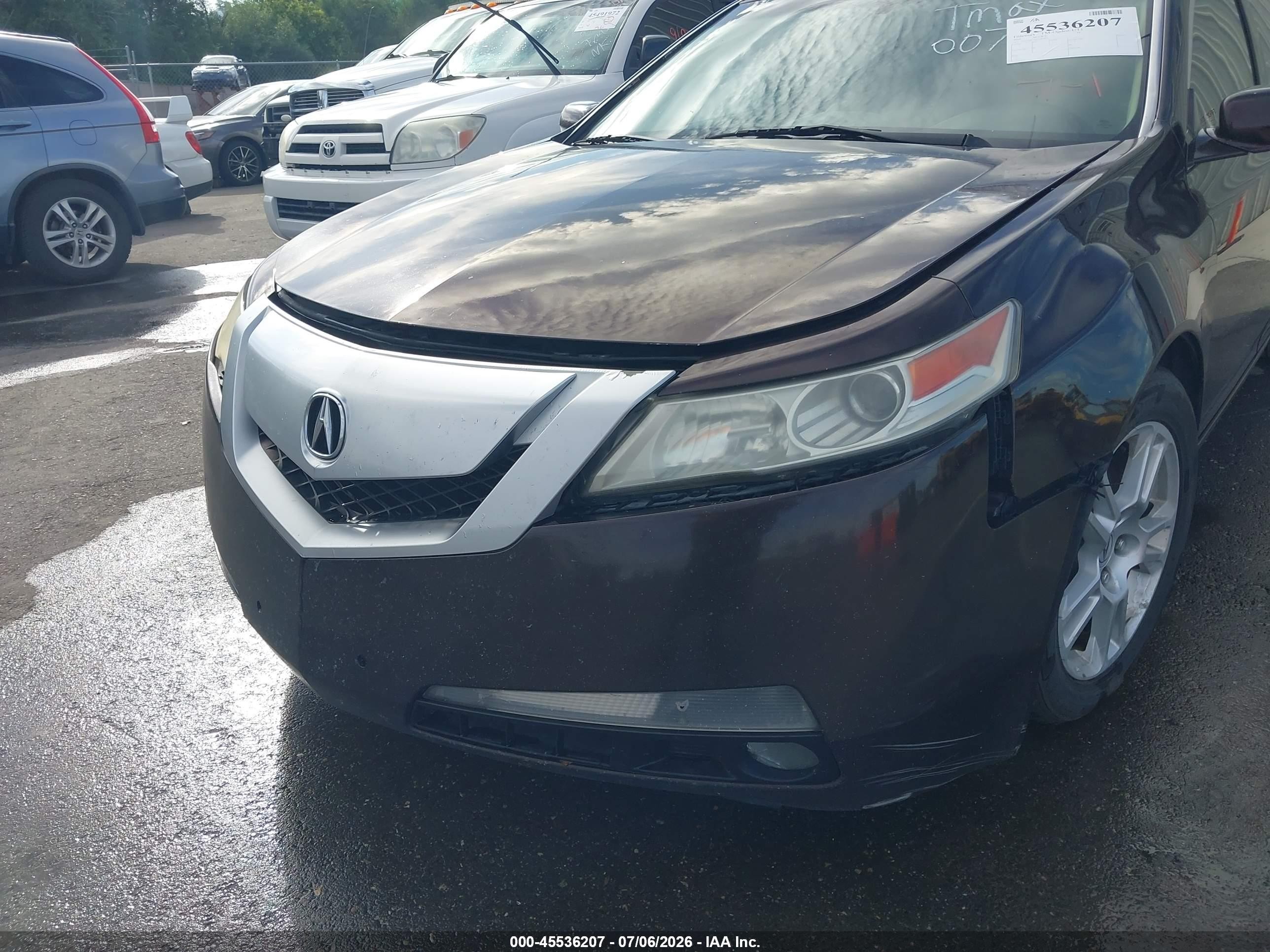 2010 Acura Tl 3.5 Burgundy vin: 19UUA8F58AA007873