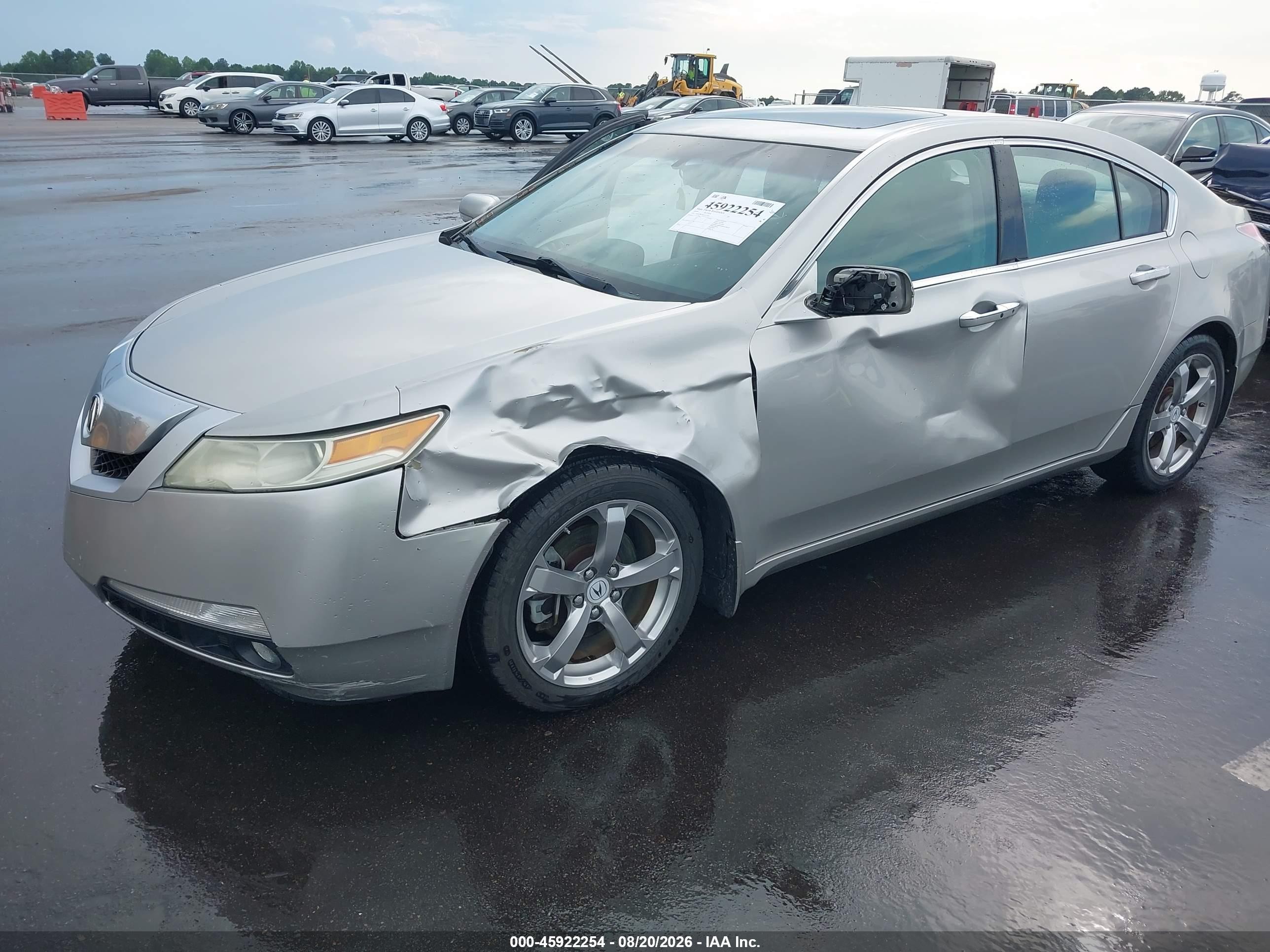 2010 Acura Tl 3.5 Silver vin: 19UUA8F58AA010465