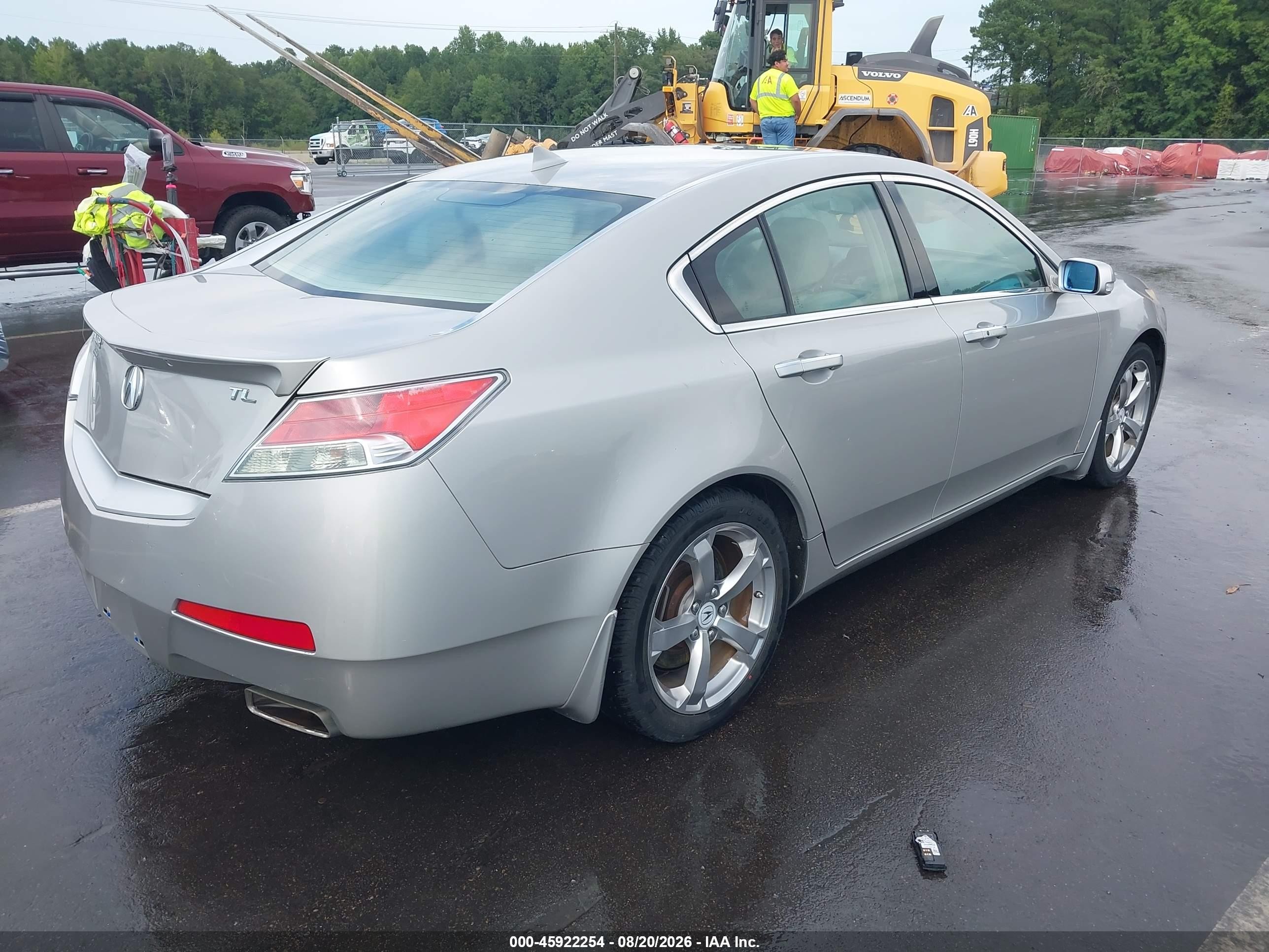 2010 Acura Tl 3.5 Silver vin: 19UUA8F58AA010465