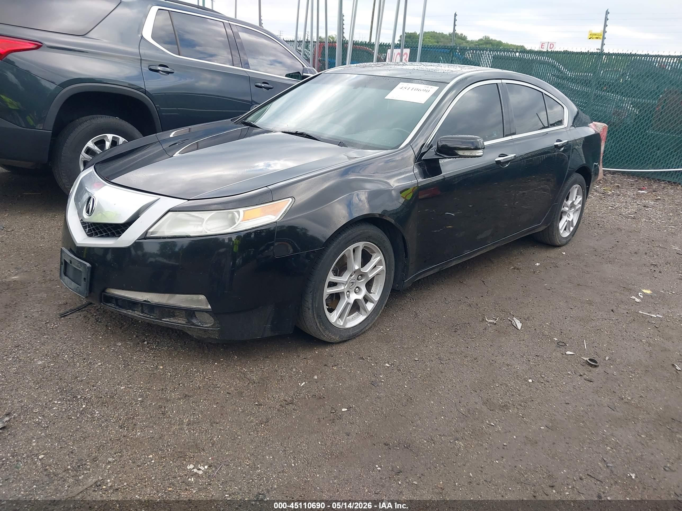 2011 Acura Tl 3.5 Black vin: 19UUA8F58BA005106