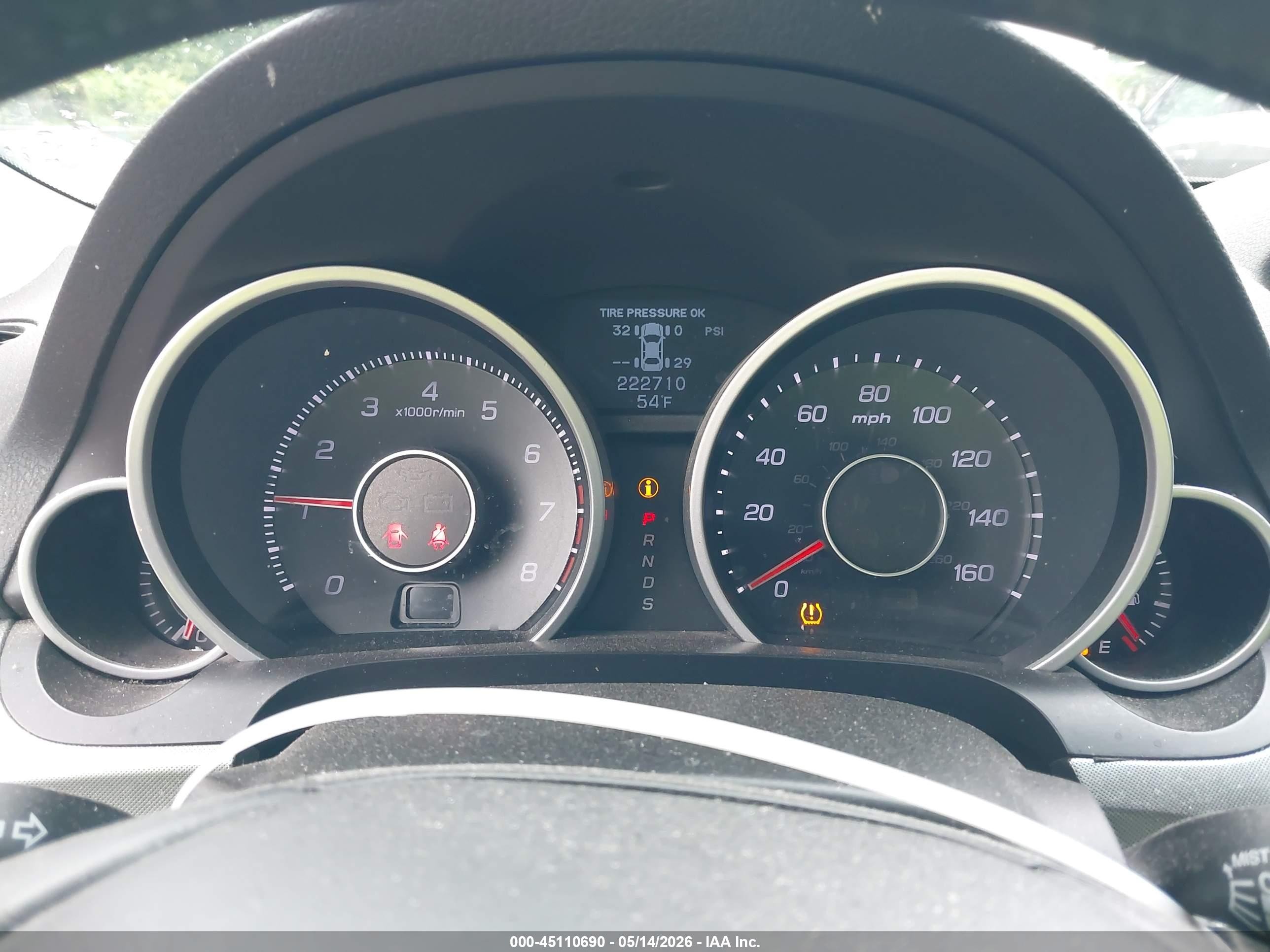 2011 Acura Tl 3.5 Black vin: 19UUA8F58BA005106
