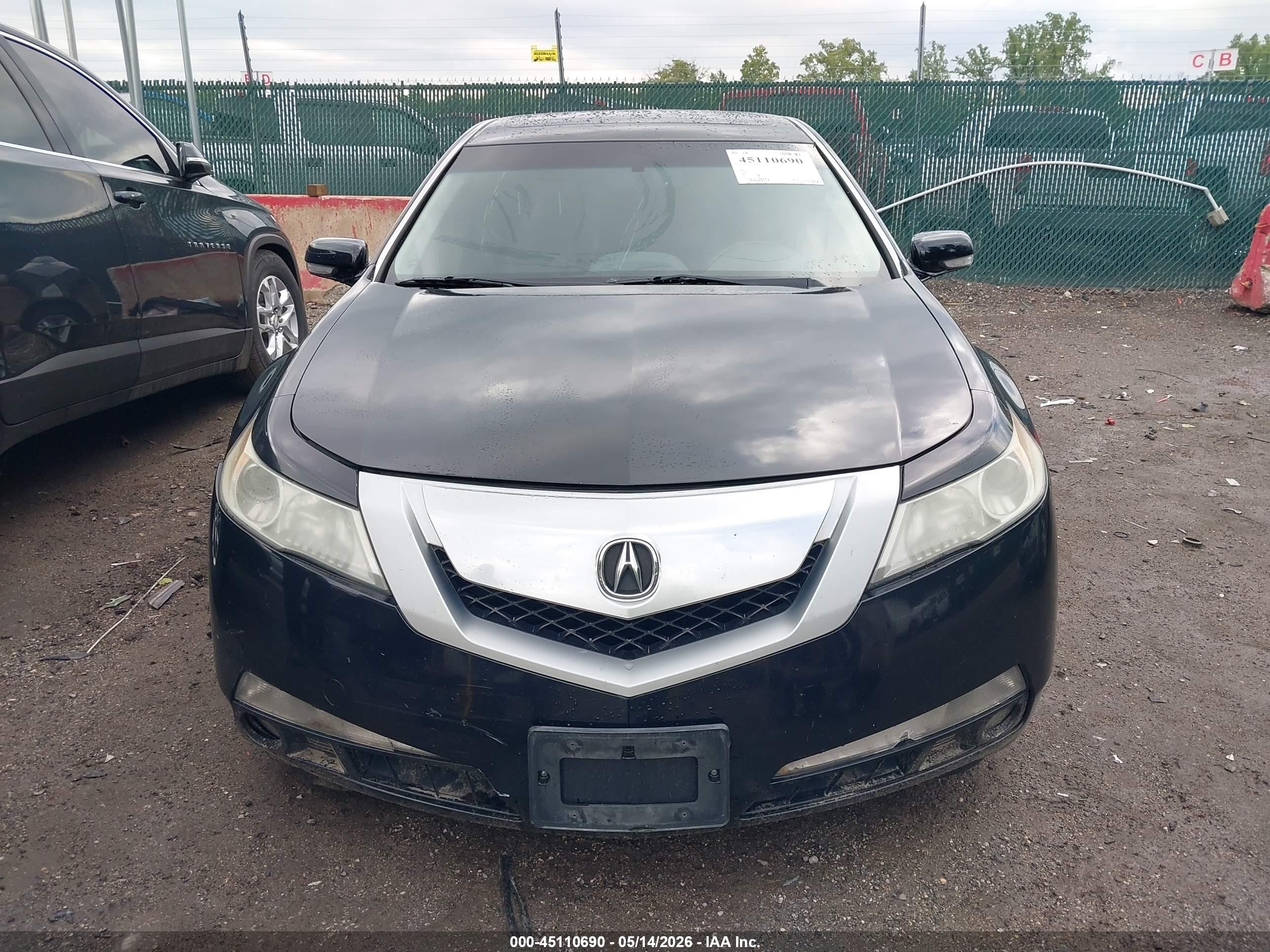 2011 Acura Tl 3.5 Black vin: 19UUA8F58BA005106