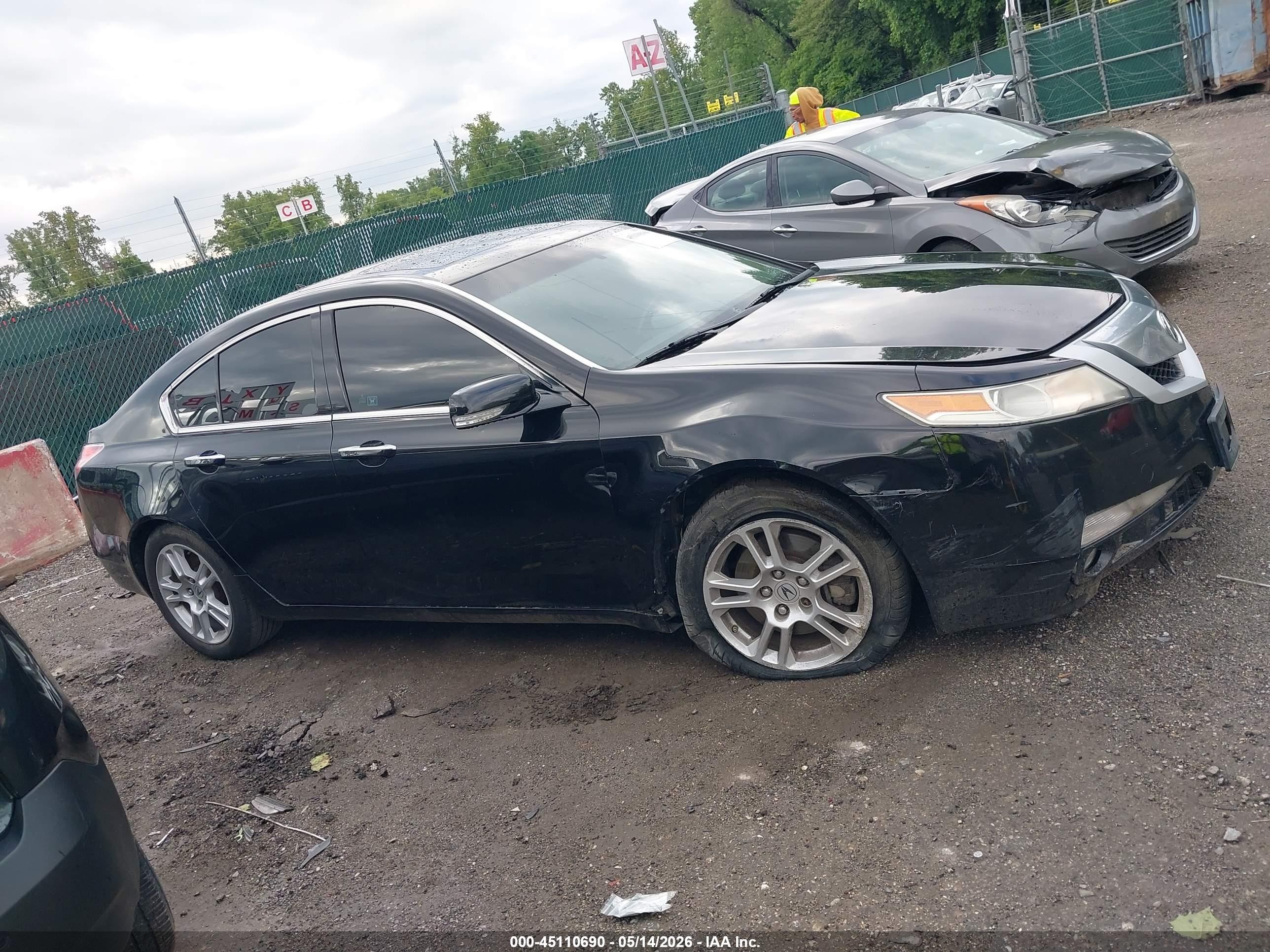 2011 Acura Tl 3.5 Black vin: 19UUA8F58BA005106