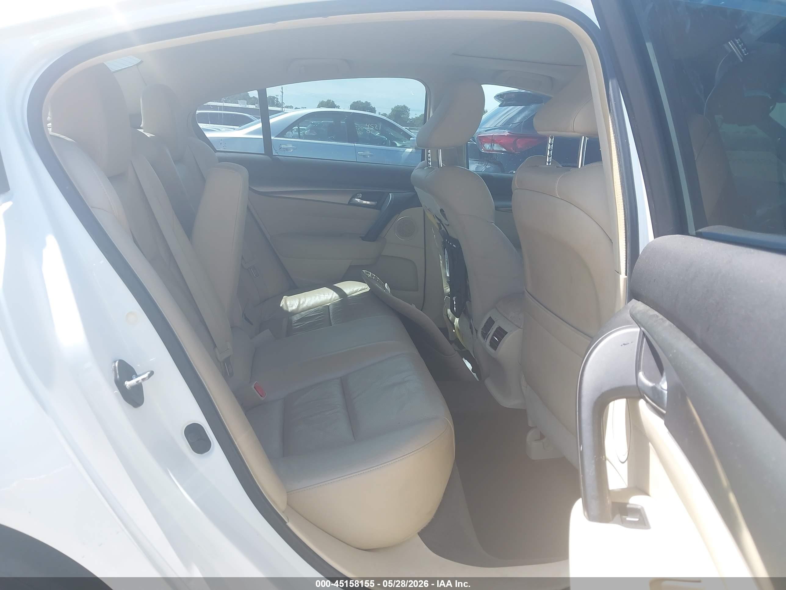 2012 Acura Tl 3.5 White vin: 19UUA8F58CA020660