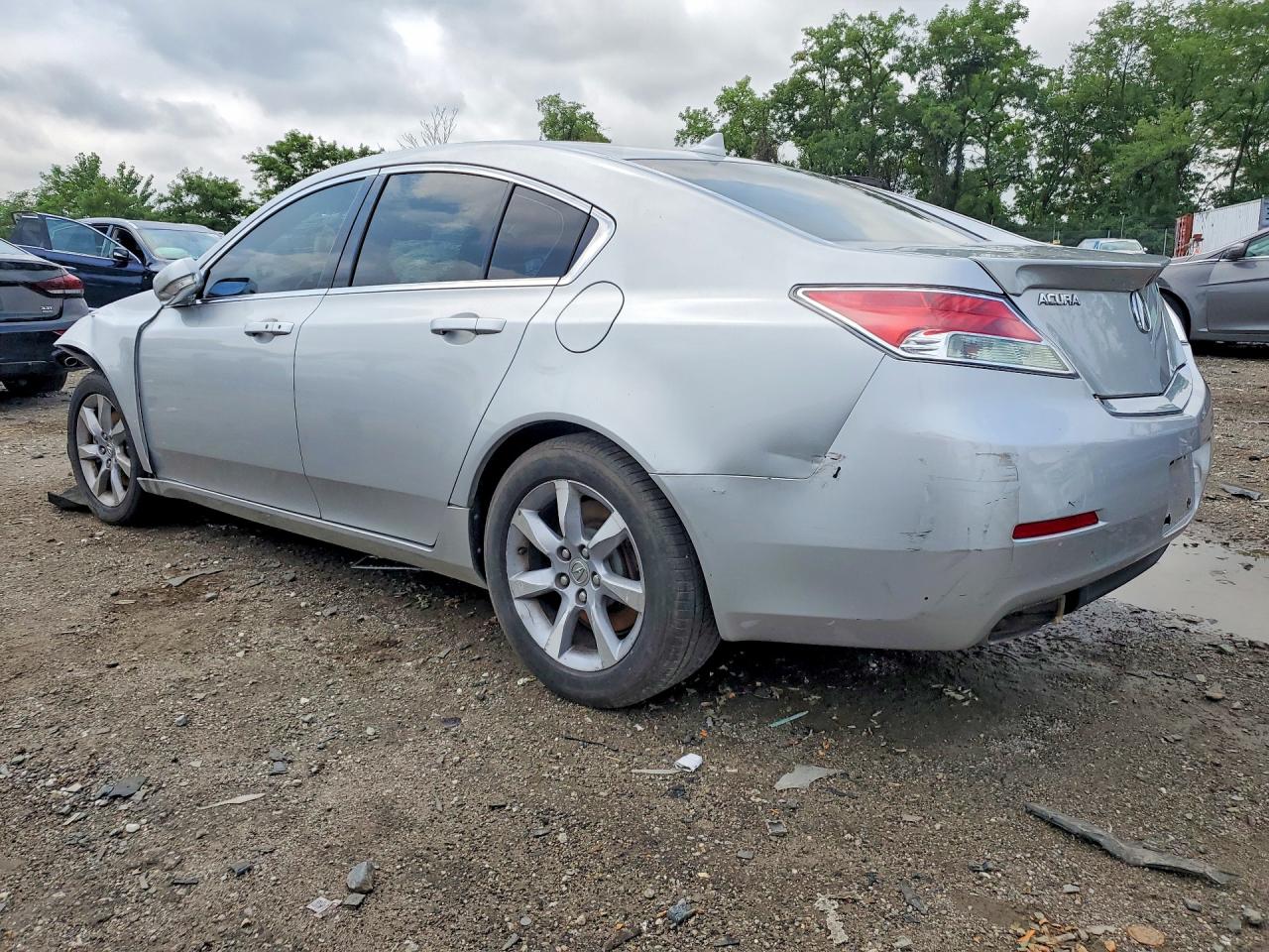 2012 Acura Tl Silver vin: 19UUA8F58CA021274