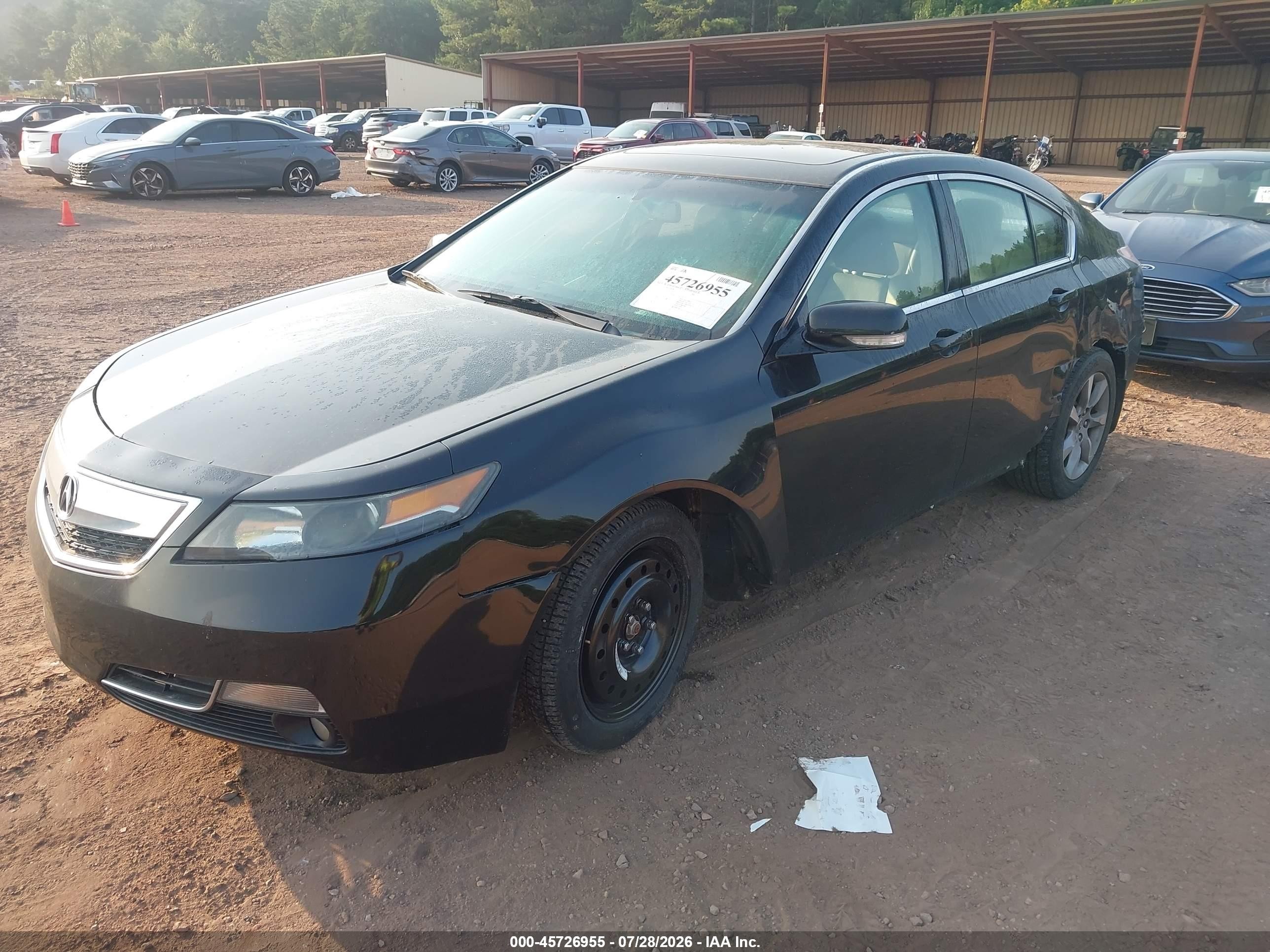 2013 Acura Tl 3.5 Черный vin: 19UUA8F58DA015217