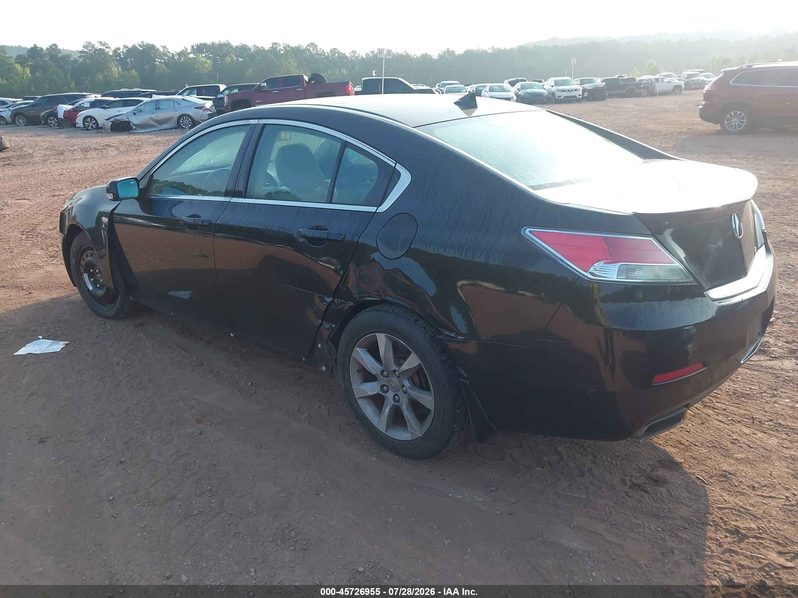 2013 Acura Tl 3.5 Черный vin: 19UUA8F58DA015217
