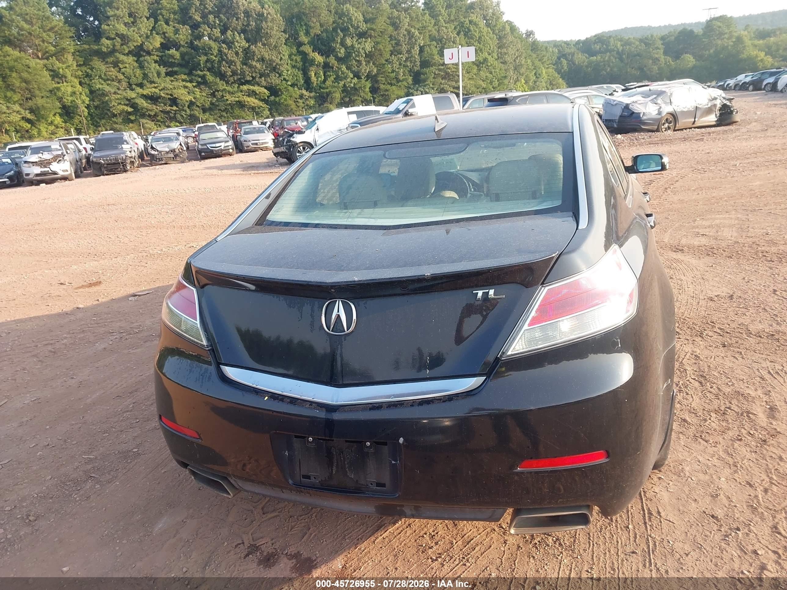 2013 Acura Tl 3.5 Черный vin: 19UUA8F58DA015217