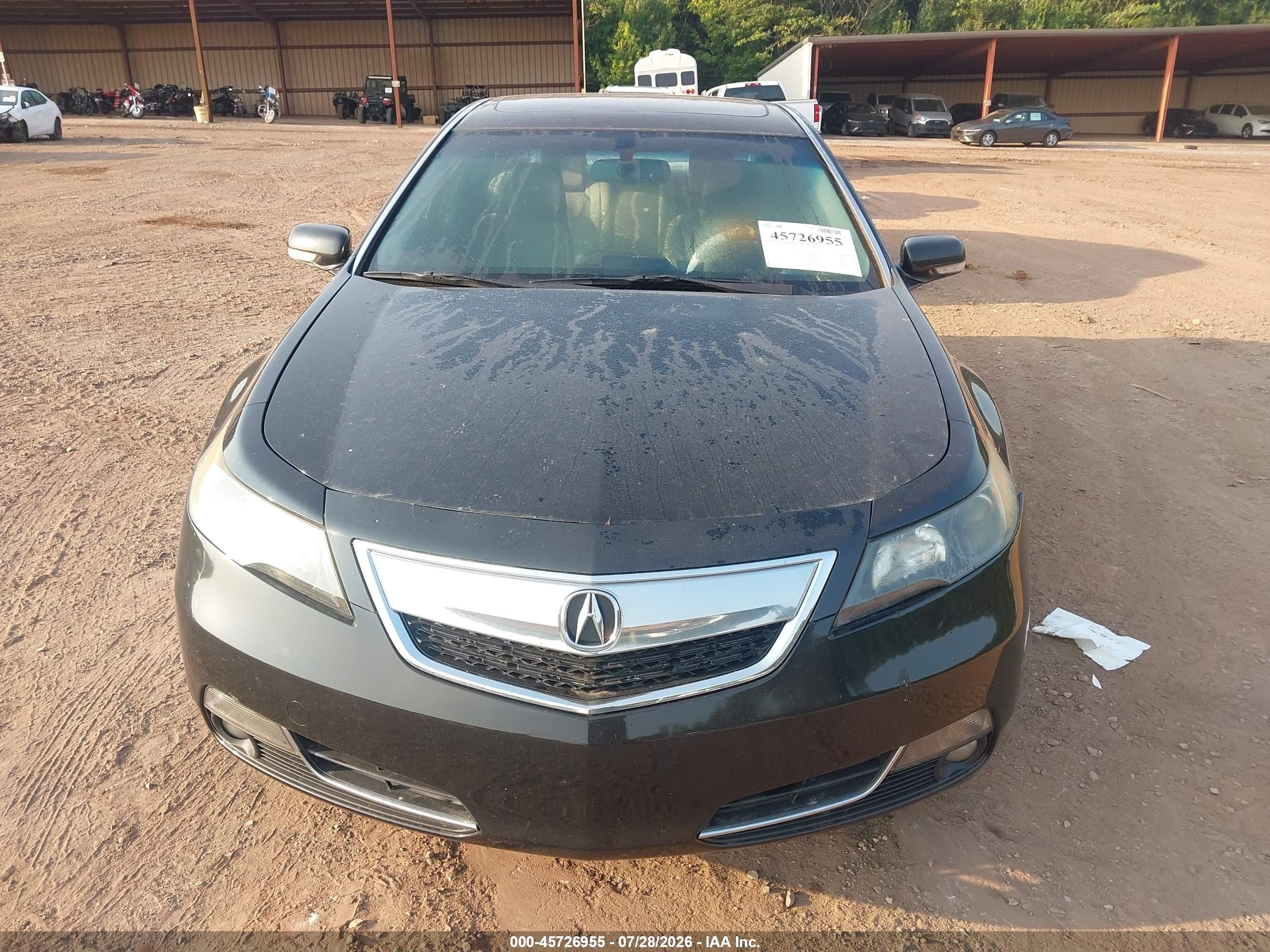 2013 Acura Tl 3.5 Черный vin: 19UUA8F58DA015217