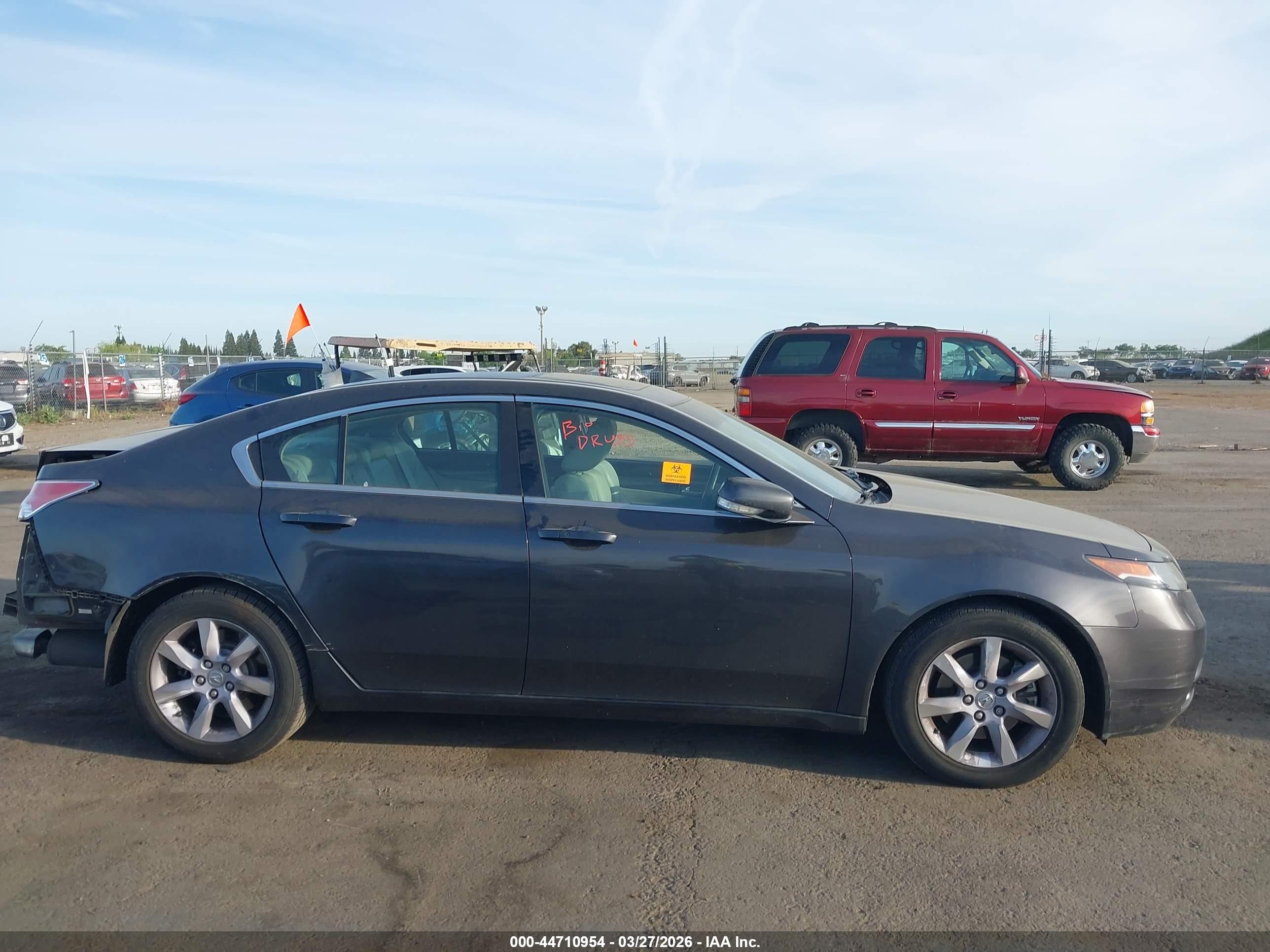 2013 Acura Tl 3.5 Gray vin: 19UUA8F58DA015511