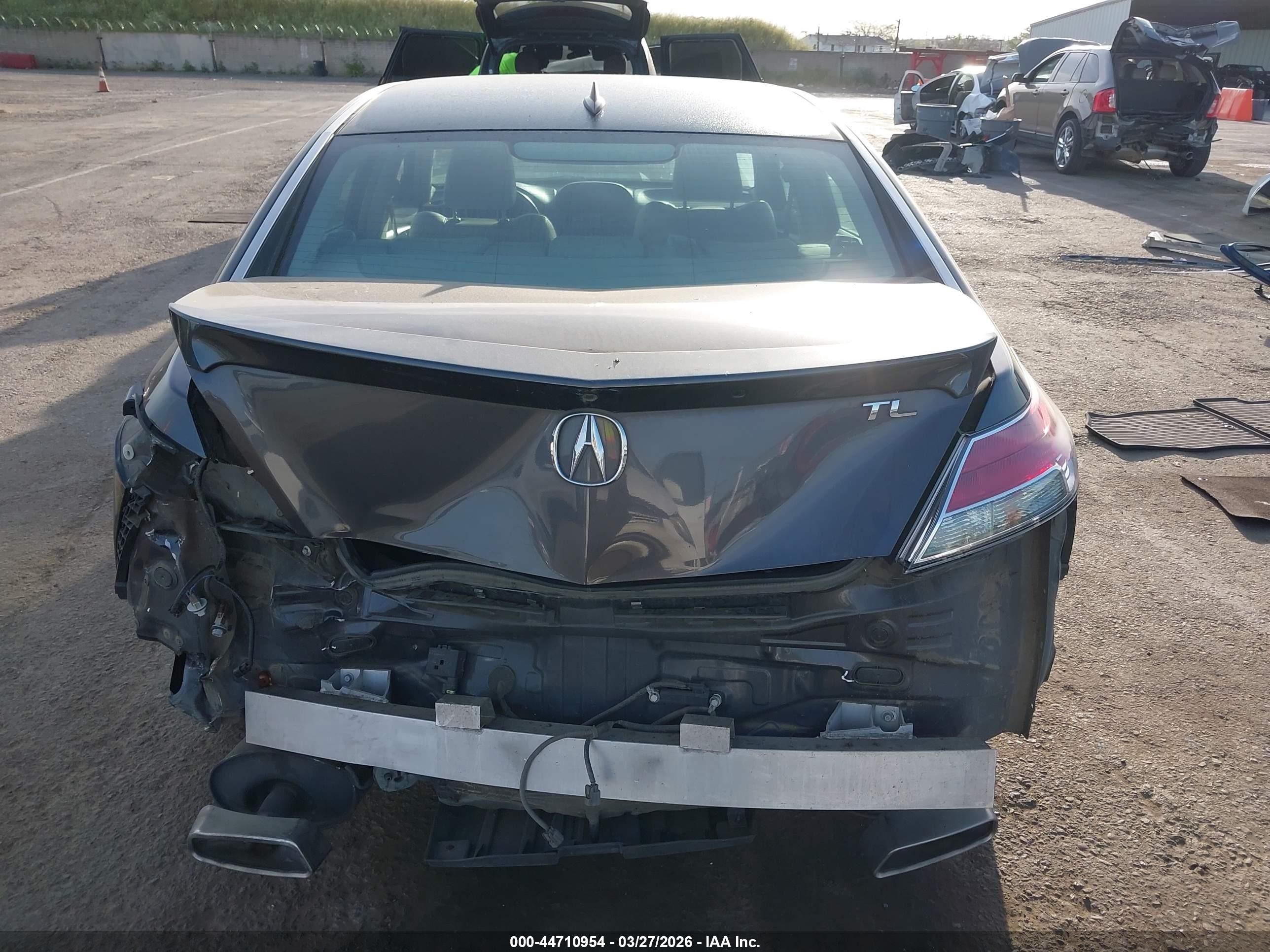 2013 Acura Tl 3.5 Gray vin: 19UUA8F58DA015511