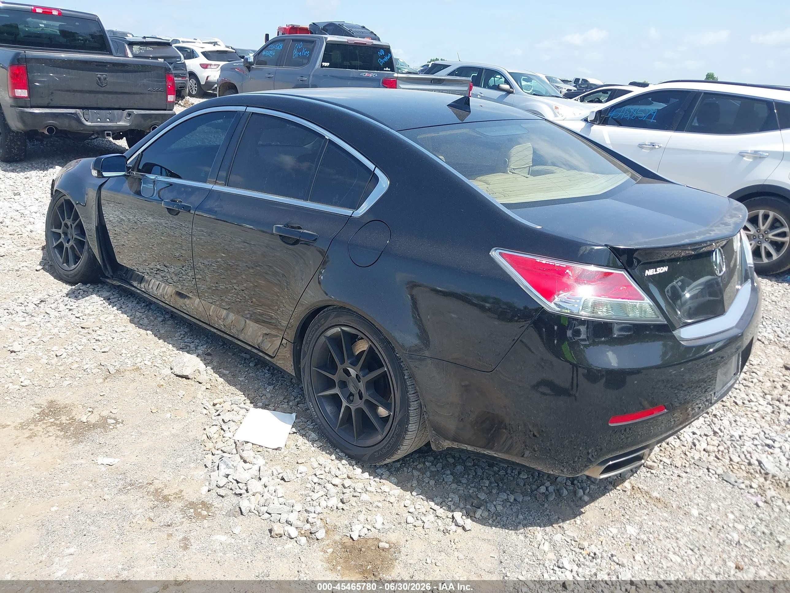 2013 Acura Tl 3.5 Black vin: 19UUA8F58DA015721