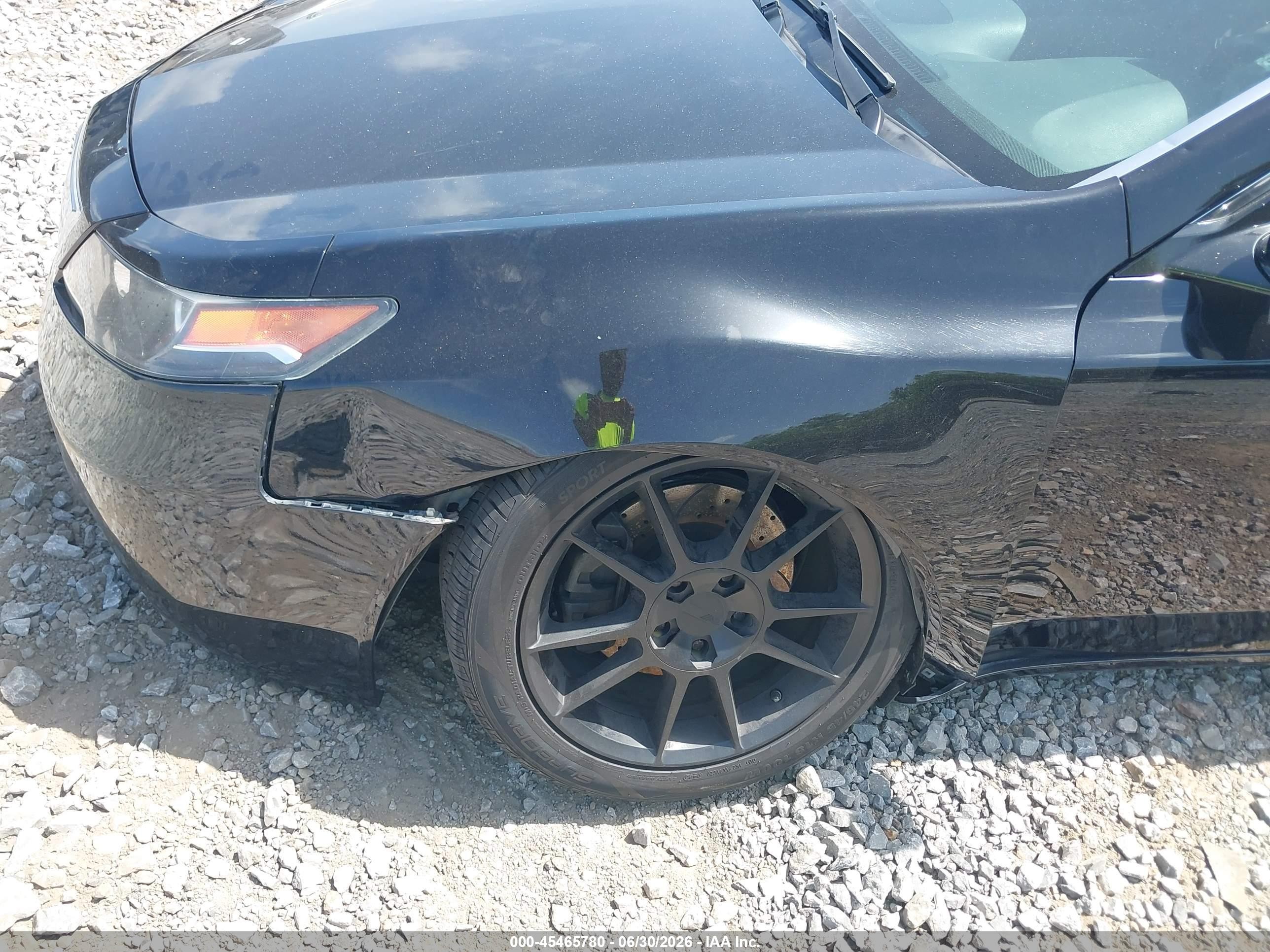 2013 Acura Tl 3.5 Black vin: 19UUA8F58DA015721