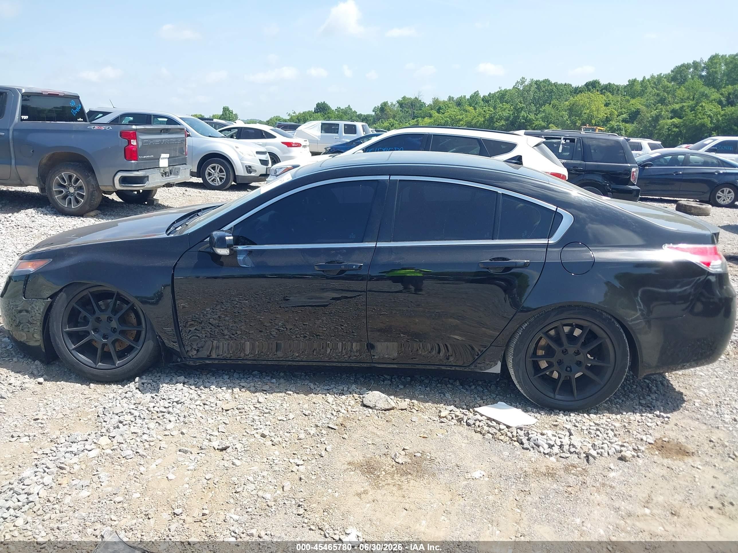 2013 Acura Tl 3.5 Black vin: 19UUA8F58DA015721