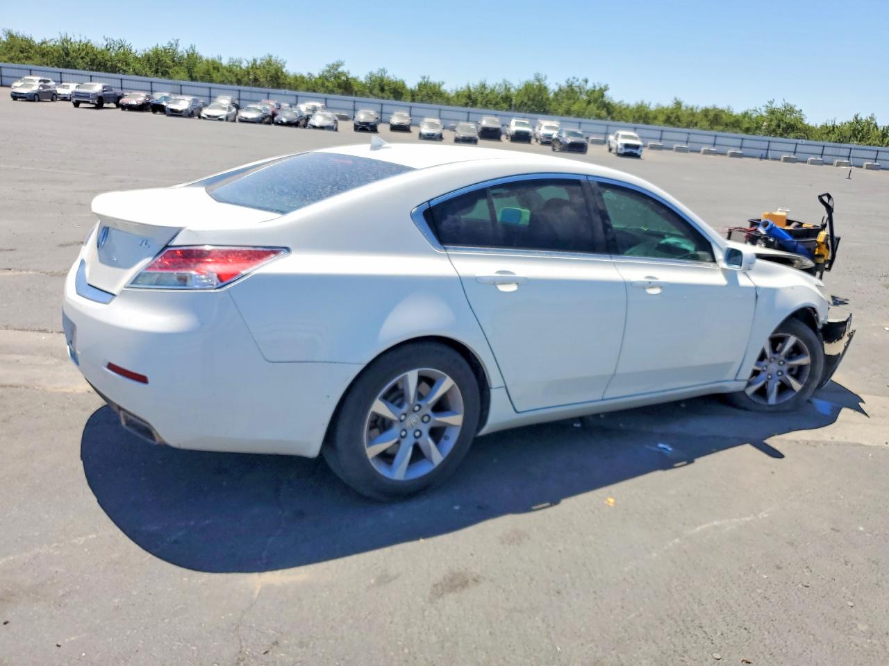 2014 Acura Tl Tech White vin: 19UUA8F58EA002954