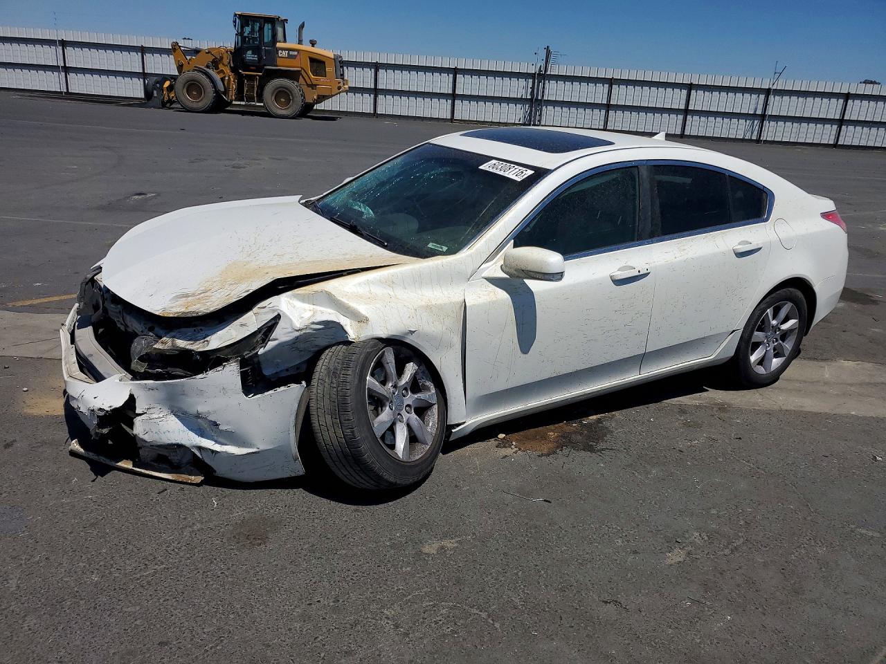 2014 Acura Tl Tech White vin: 19UUA8F58EA002954
