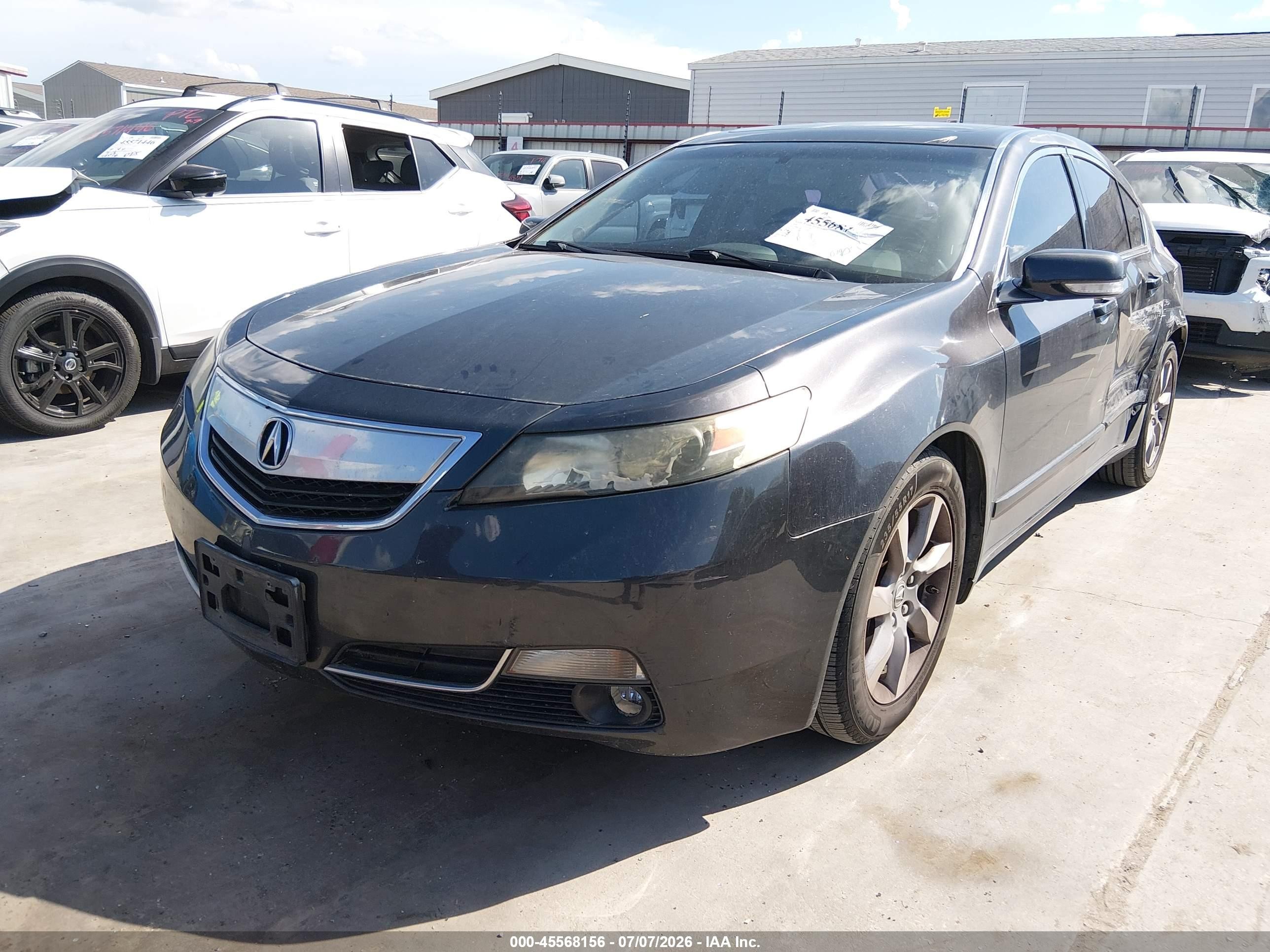 2014 Acura Tl 3.5 Gray vin: 19UUA8F58EA009144
