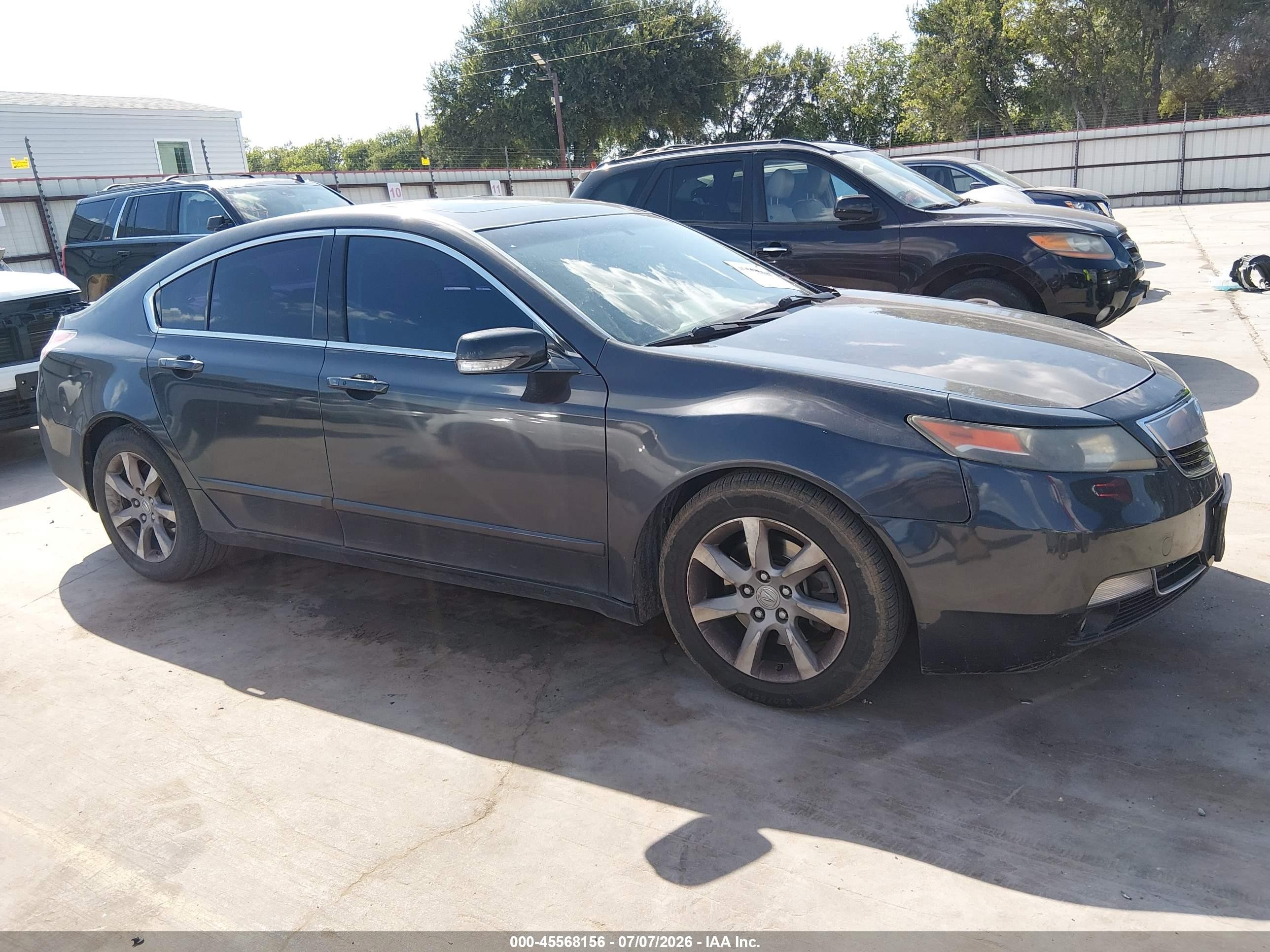 2014 Acura Tl 3.5 Gray vin: 19UUA8F58EA009144
