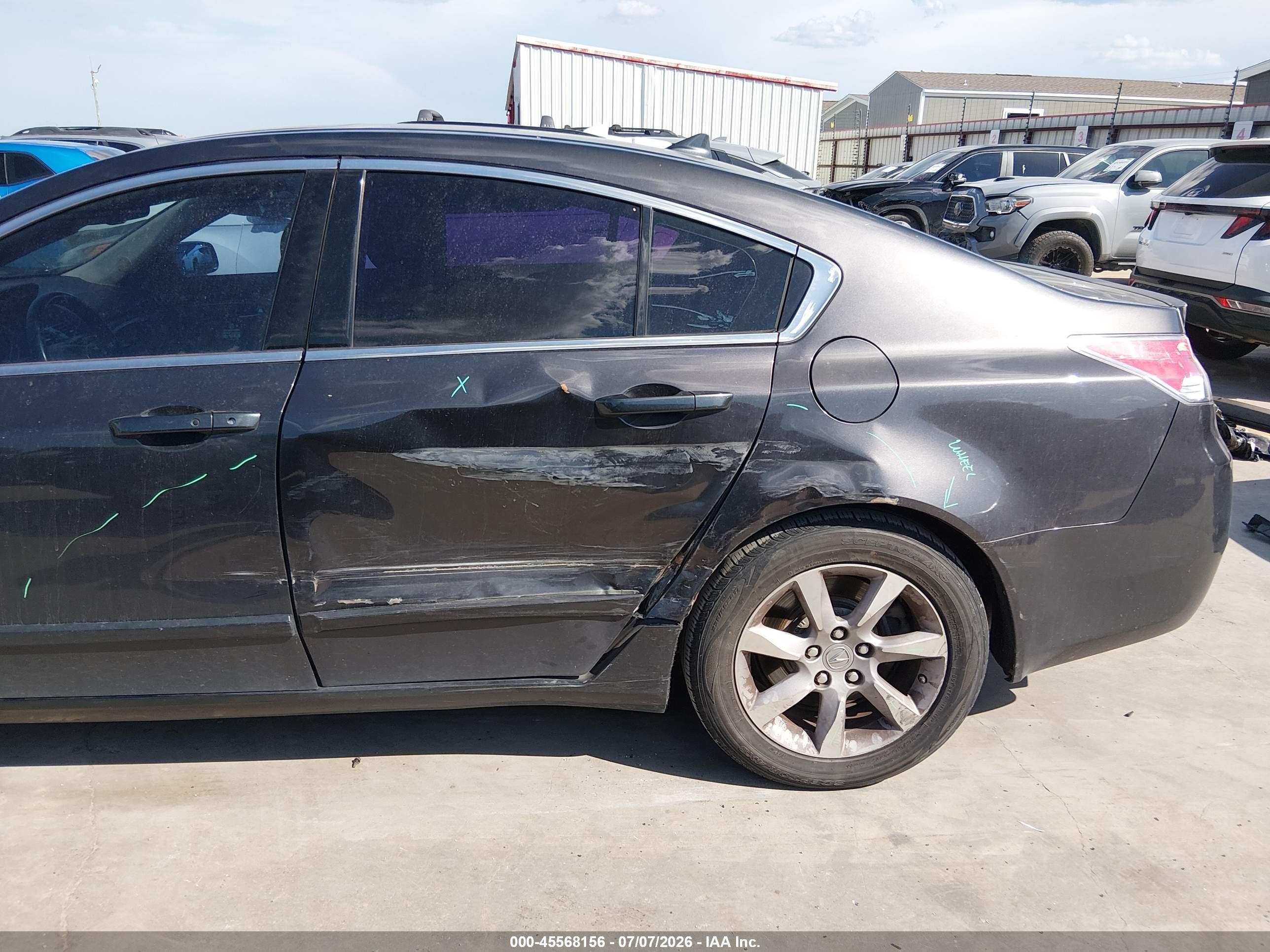 2014 Acura Tl 3.5 Gray vin: 19UUA8F58EA009144