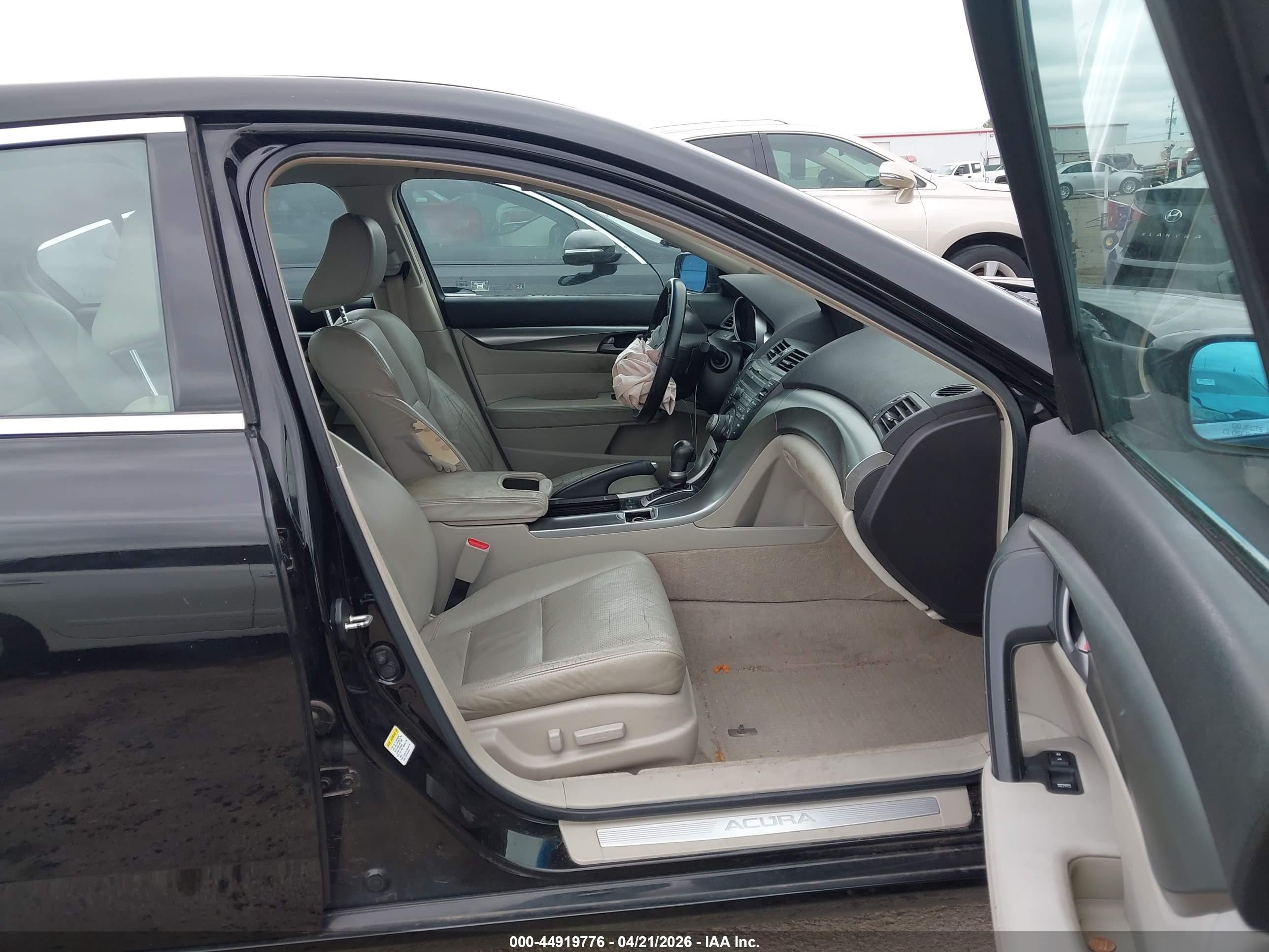 2010 Acura Tl 3.5 Black vin: 19UUA8F59AA000446