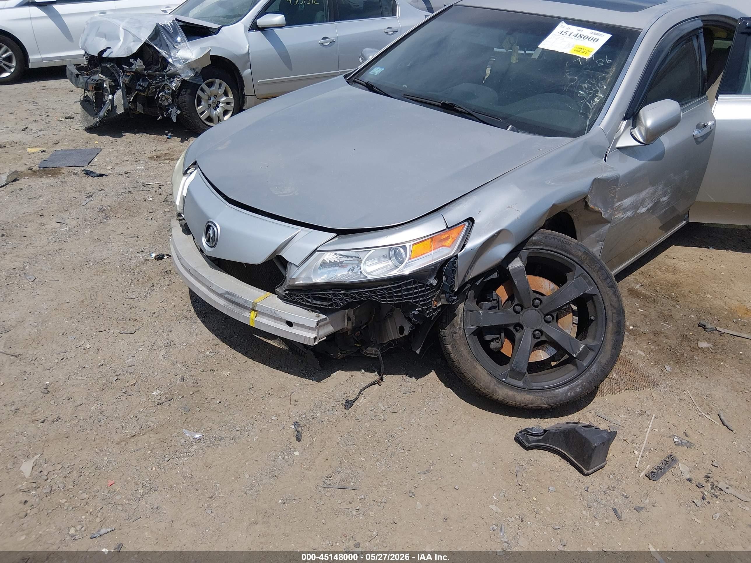 2010 Acura Tl 3.5 Gray vin: 19UUA8F59AA011916
