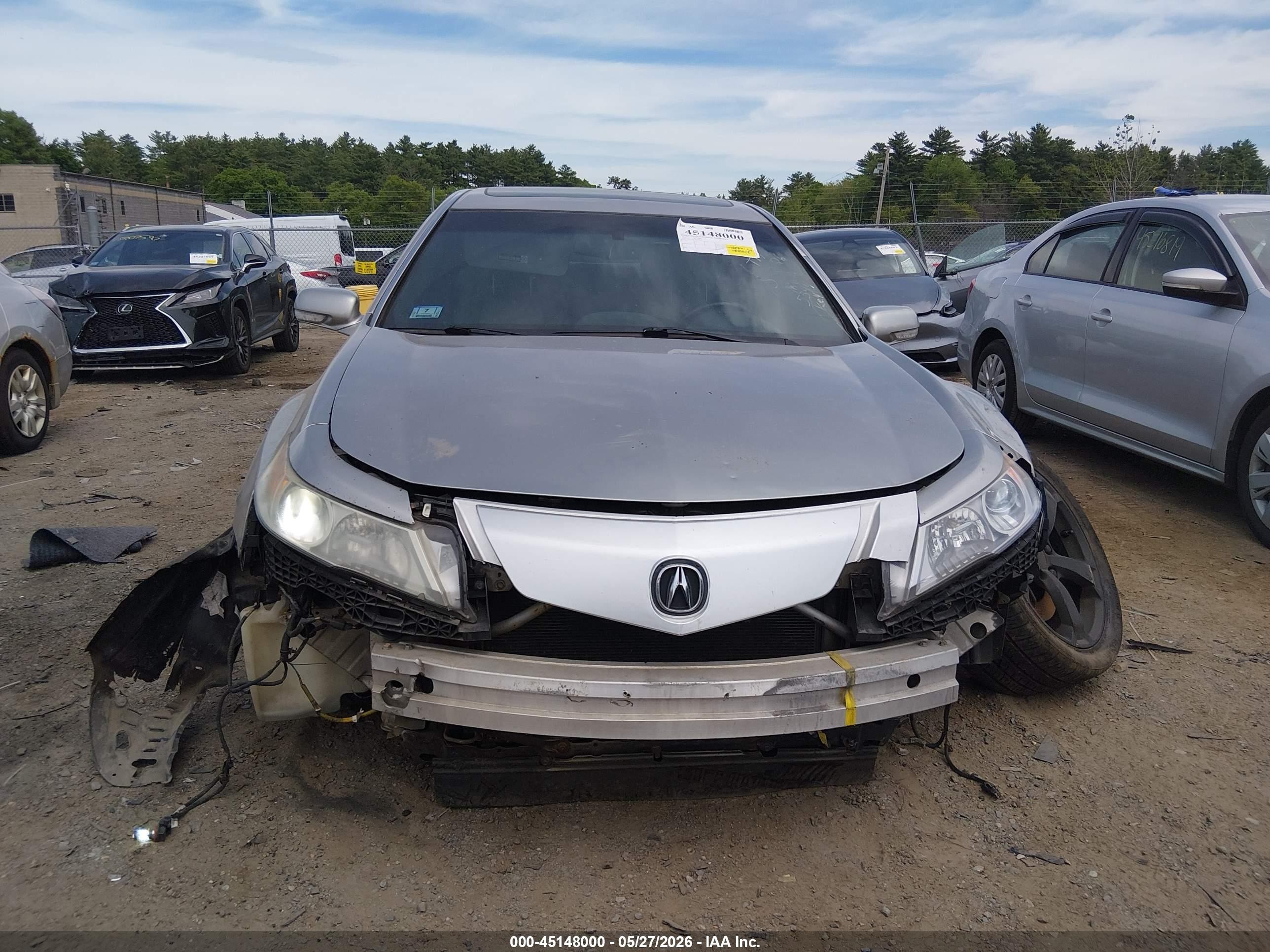 2010 Acura Tl 3.5 Gray vin: 19UUA8F59AA011916
